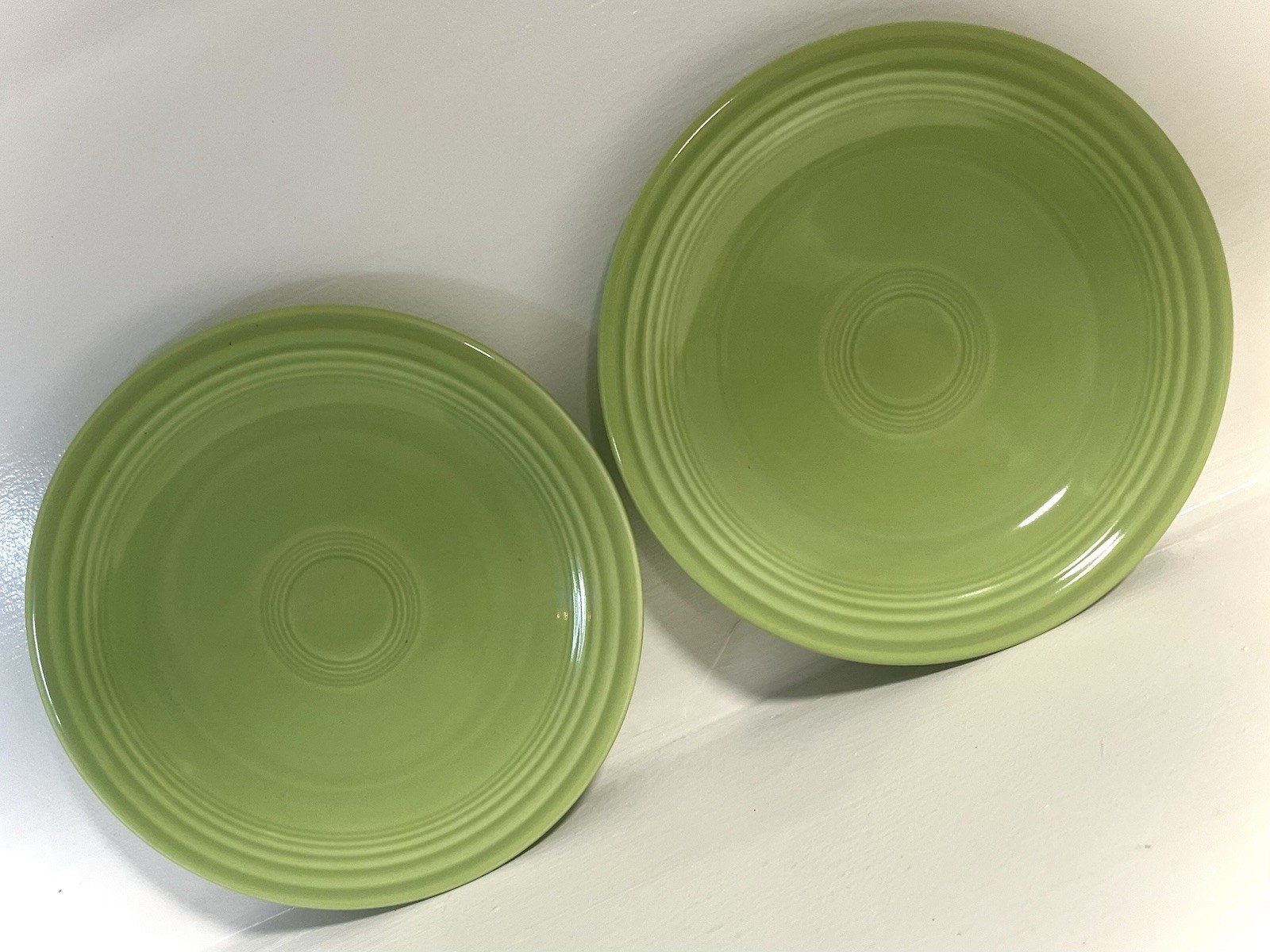 Vintage Chartreuse Fiesta Bread /Butter Plate, HLC ca 1950 – 1959, excellent