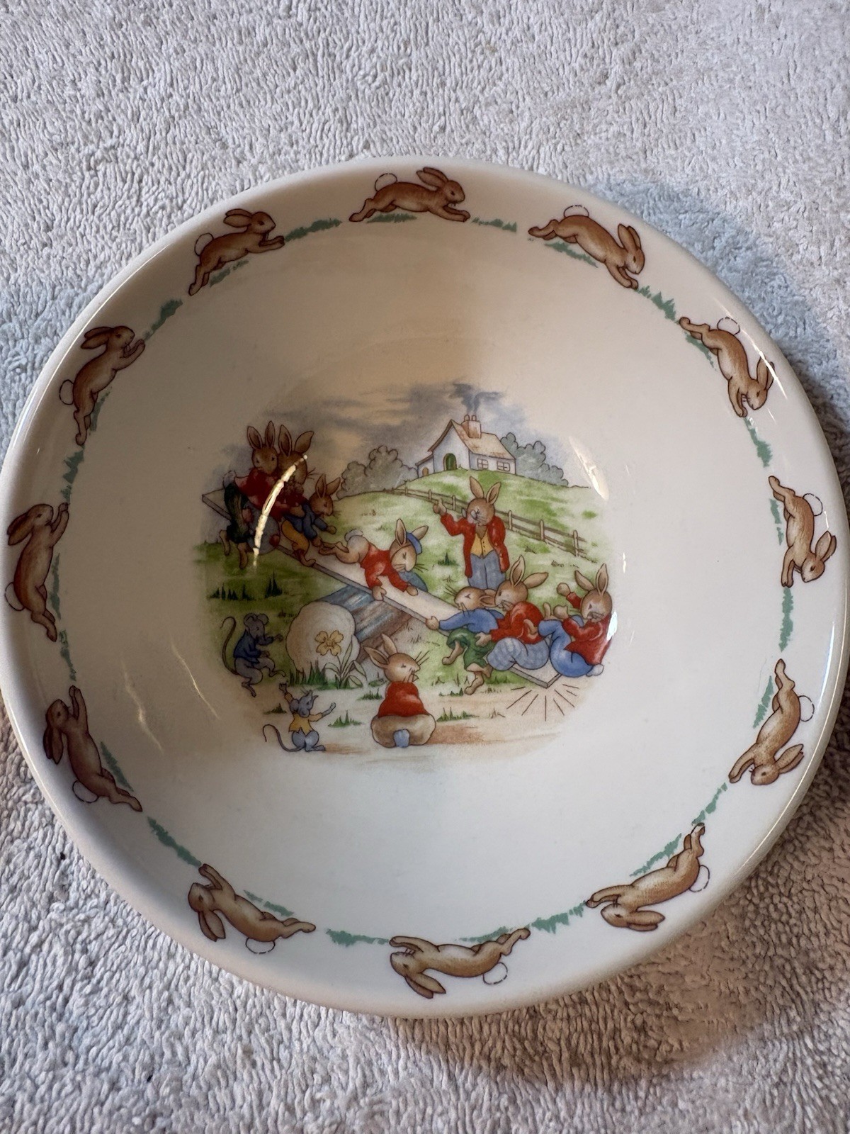 Royal Doulton Bunnykins Child’s 3 Piece Set Plate, Bowl, Mug Fine Bone China