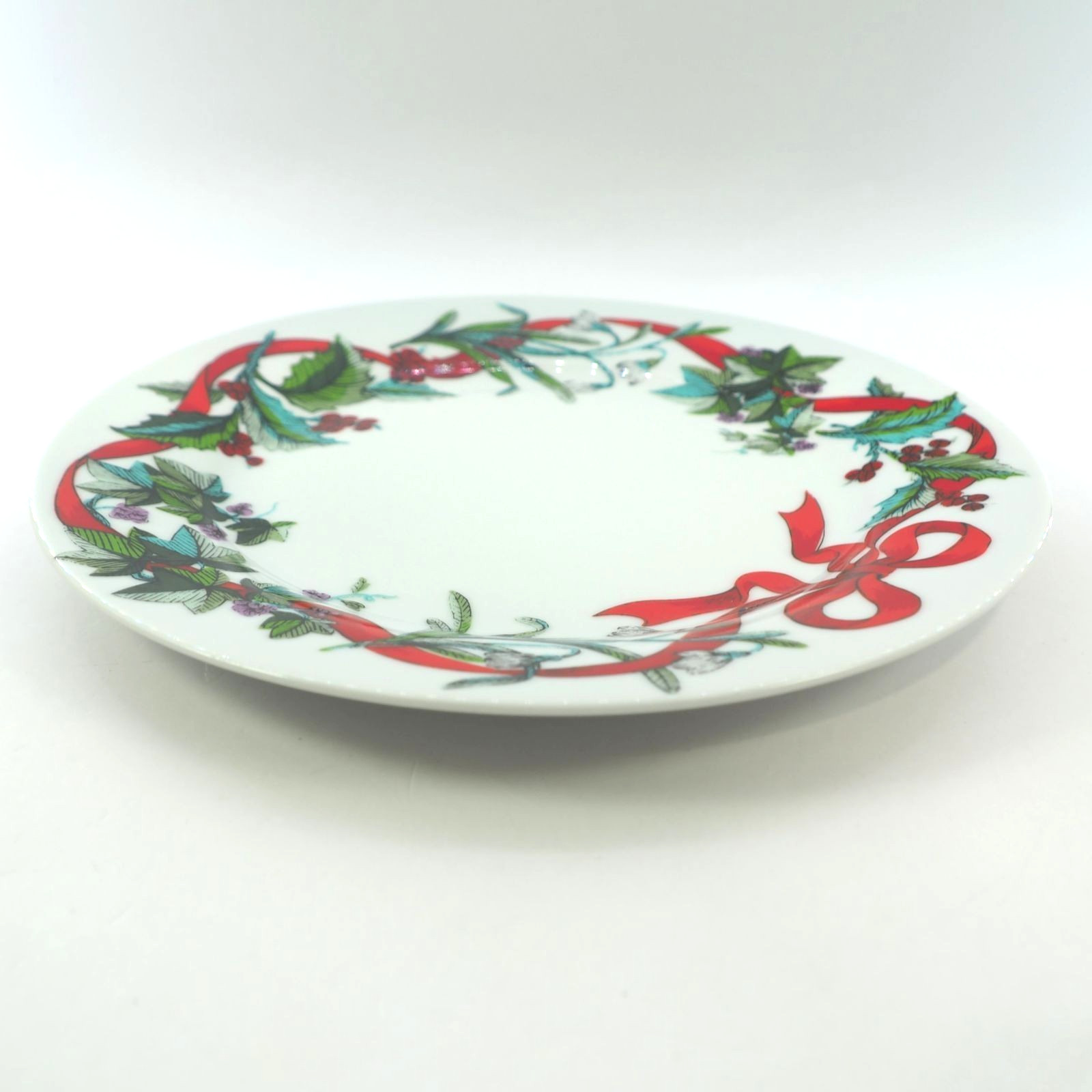 Holiday Garden Salad Plate Martha Stewart Brylane Home Christmas 9 in