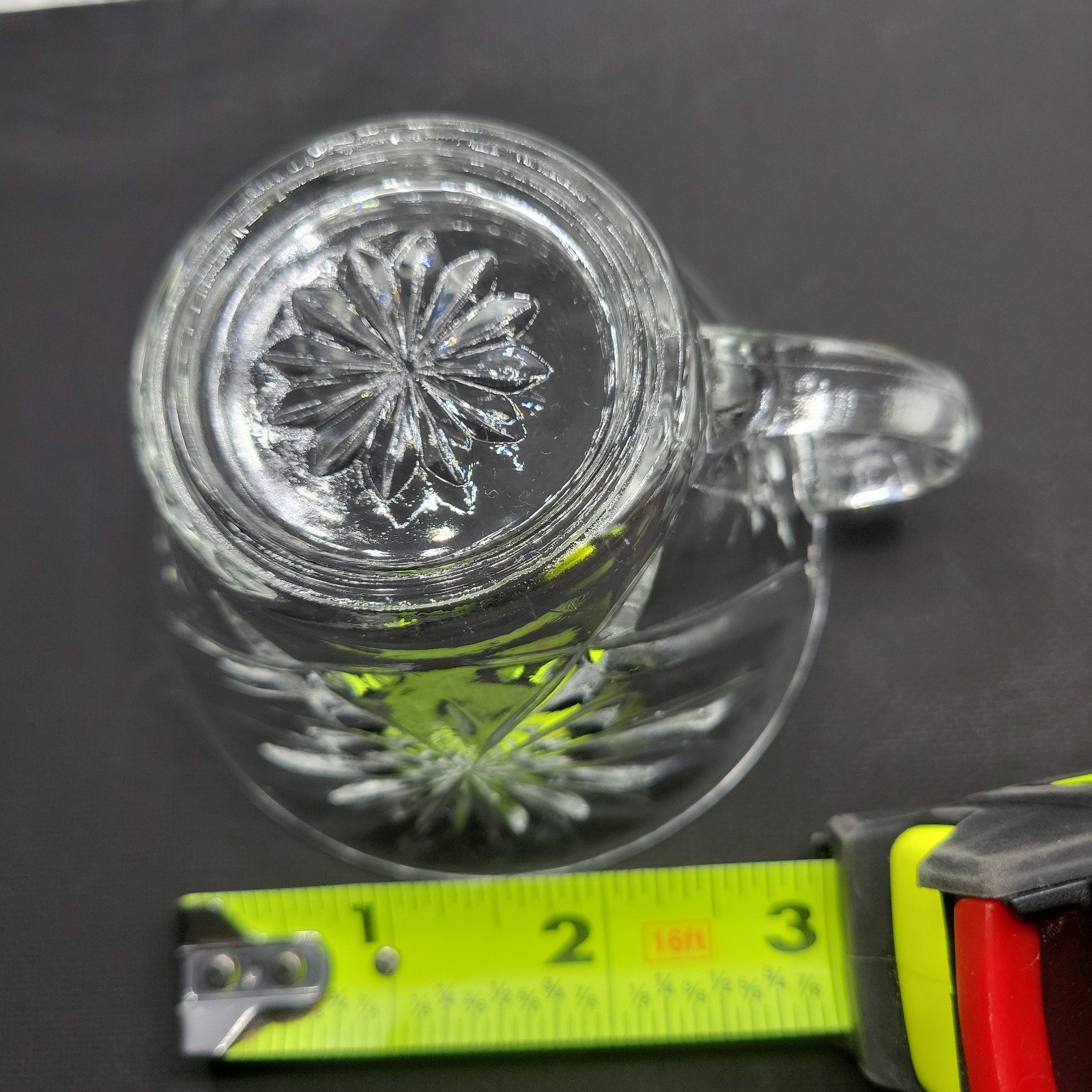 Vintage Glass Punch Bowl & 12 Cups Set