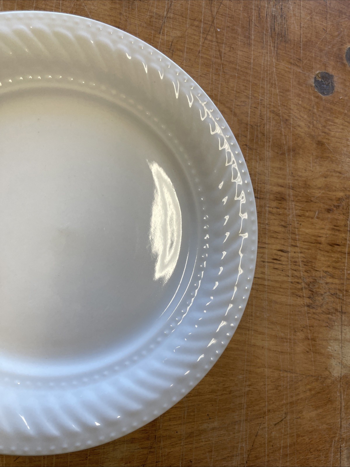 Gibson IMPERIAL BRAID WHITE Salad Plate 7 7/8 in 1 ea 4 available