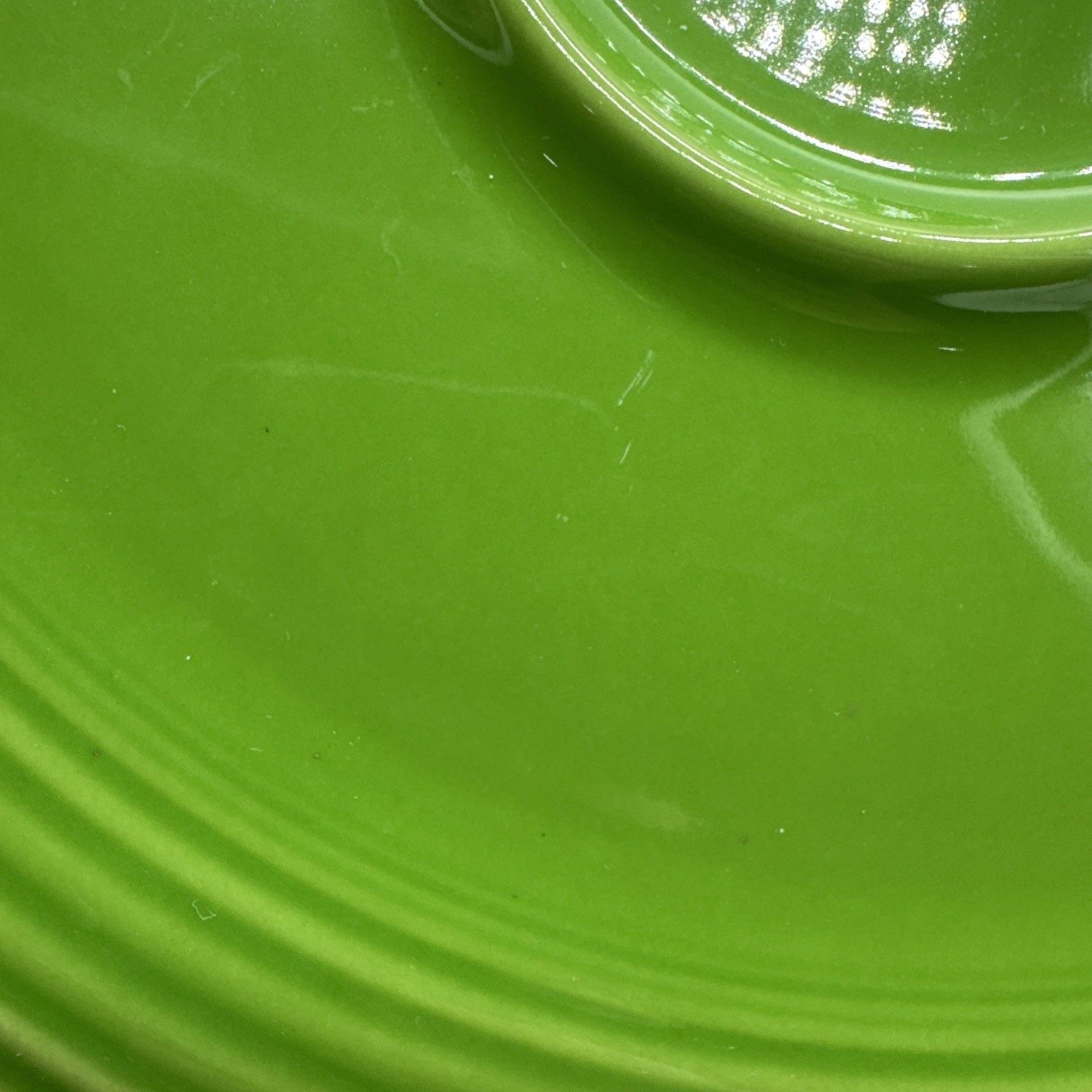 Fiestaware Retired Shamrock Hostess Tray NEW Homer Laughlin Green Platter