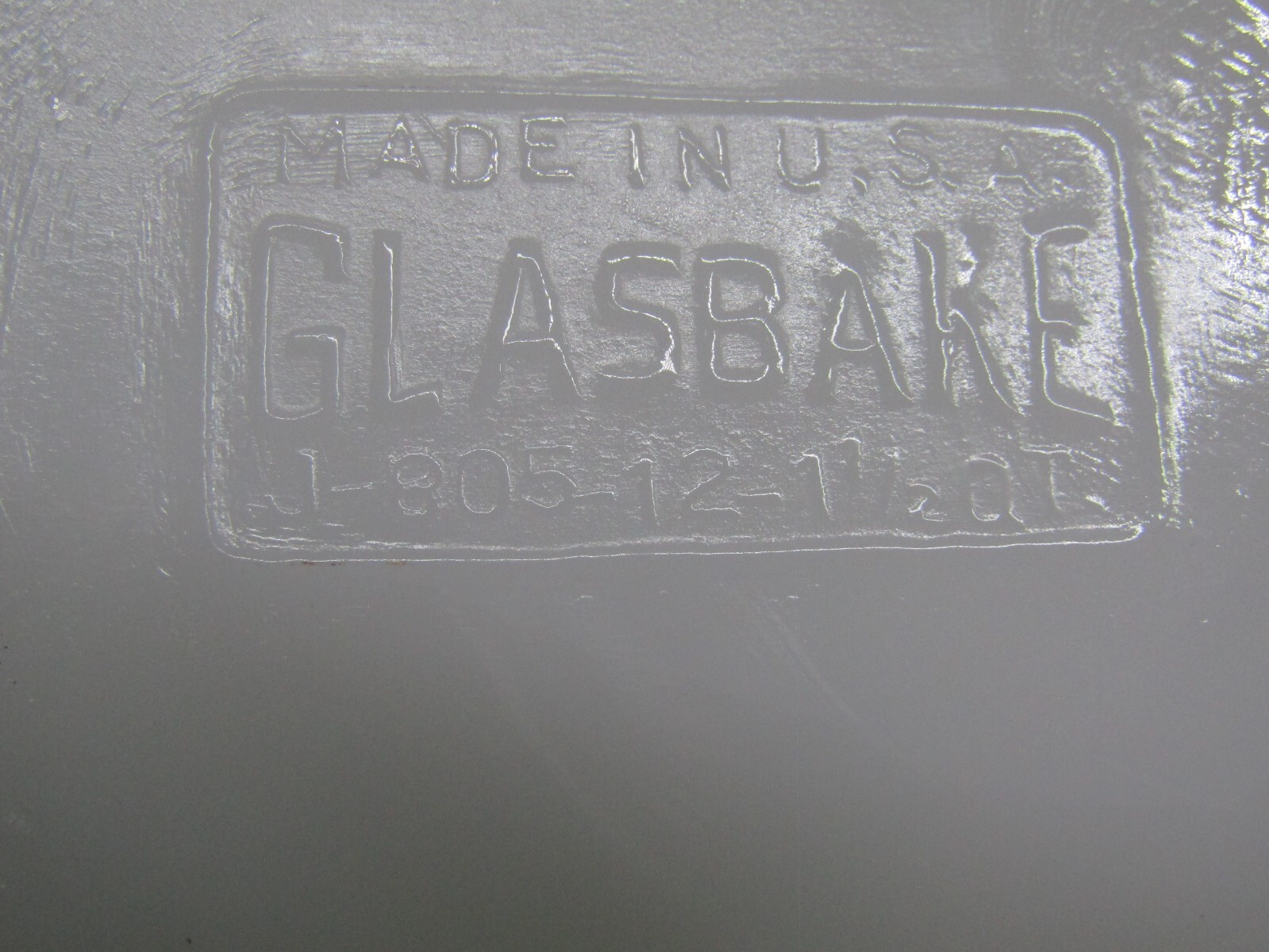 Vintage Glasbake J-805-12 1 1/2 Qt Refrigerator Dish, No Lid.