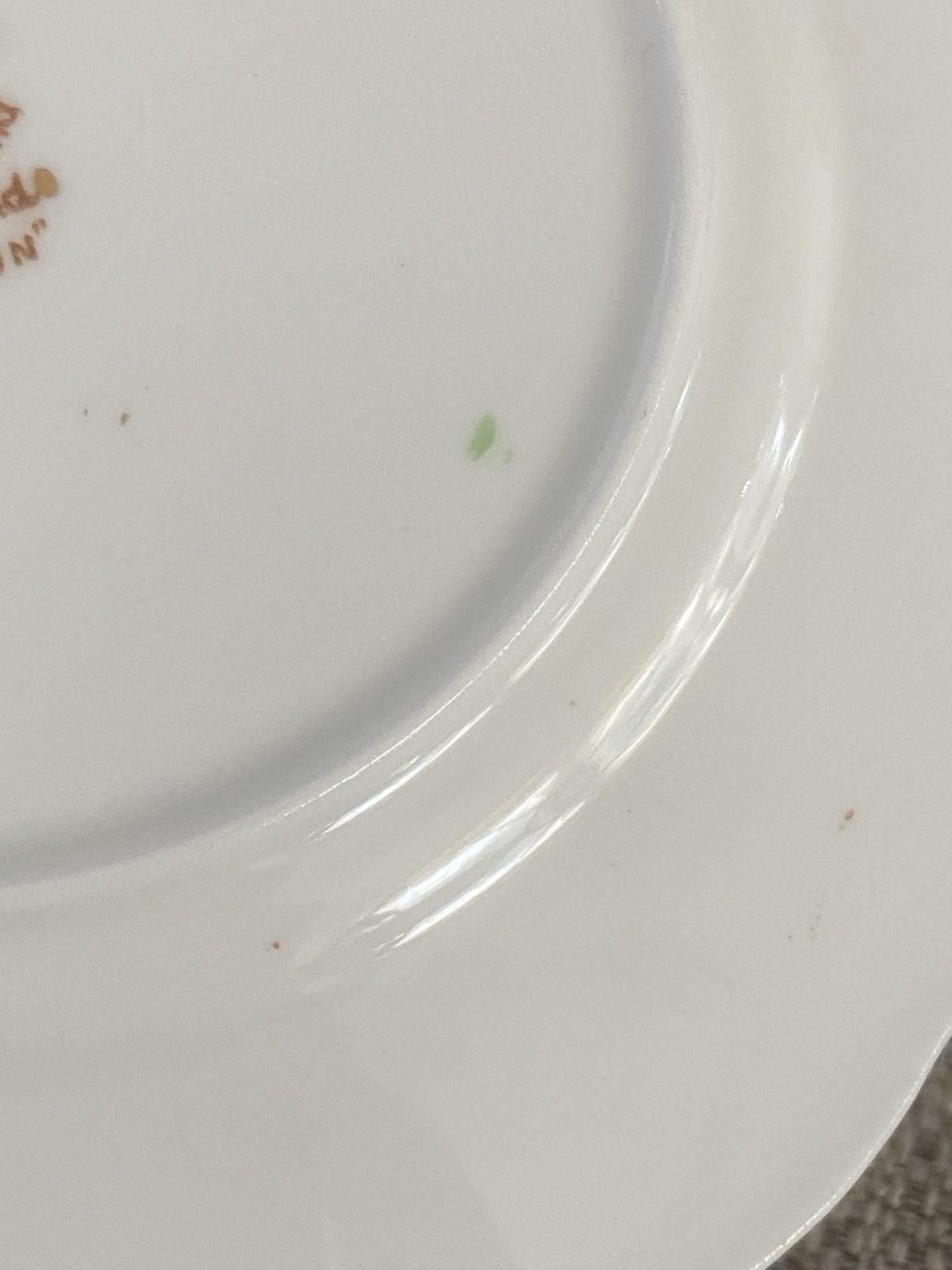 A matched set of 3 dessert plates + 3 saucers from Royal Albert Devon is absolut