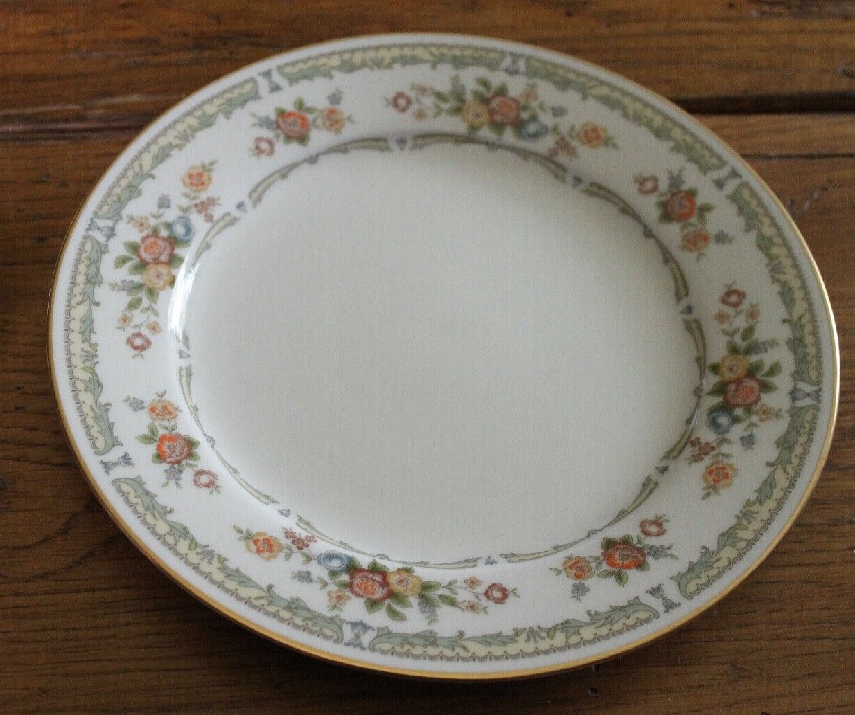 6 Noritake China Porcelain Floral HOMAGE Salad Plates #7236