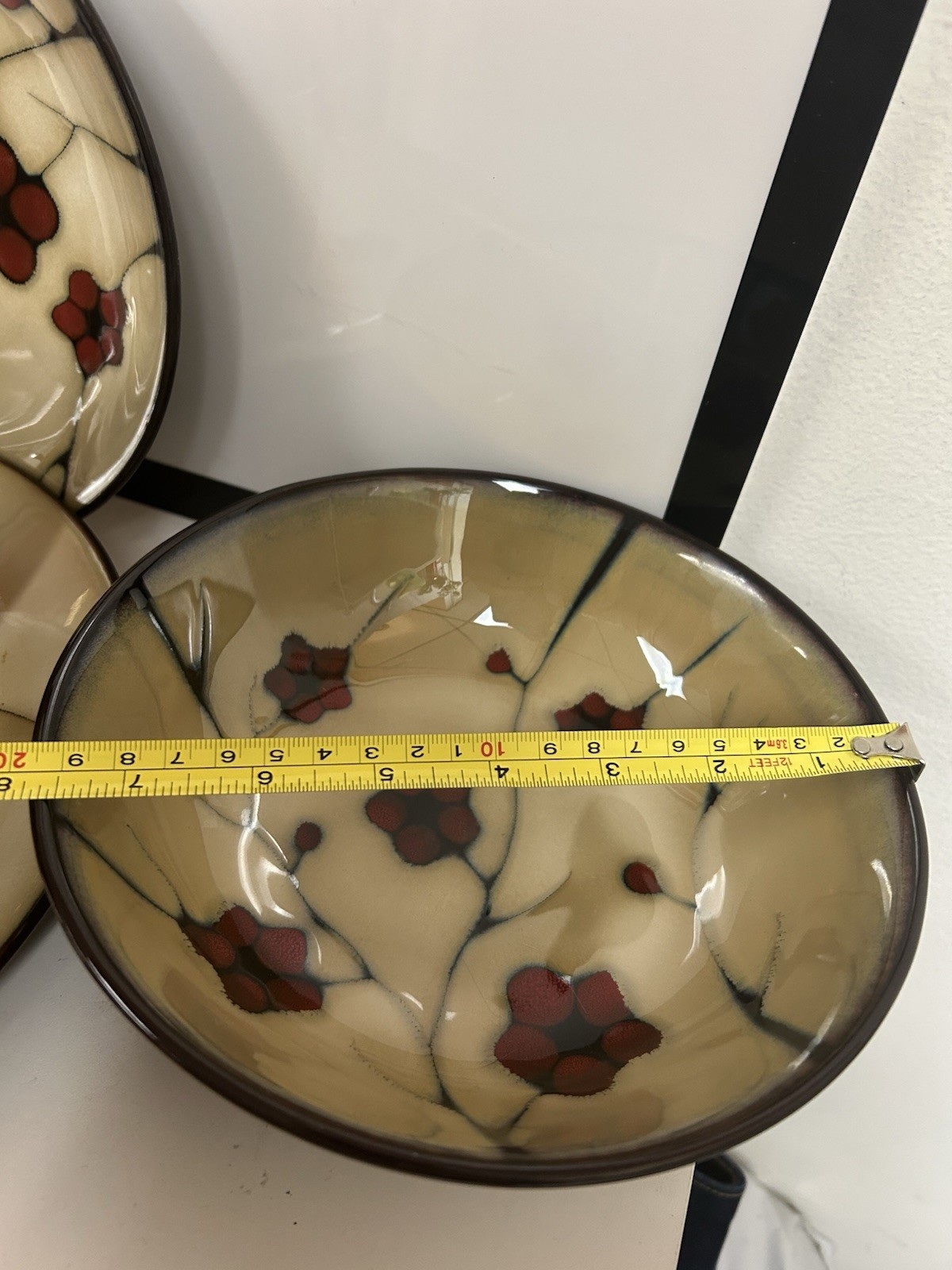 Pfaltzgraff Aster Complete 4 Piece Place Setting. 2 Plates, Bowl, Cup. Floral