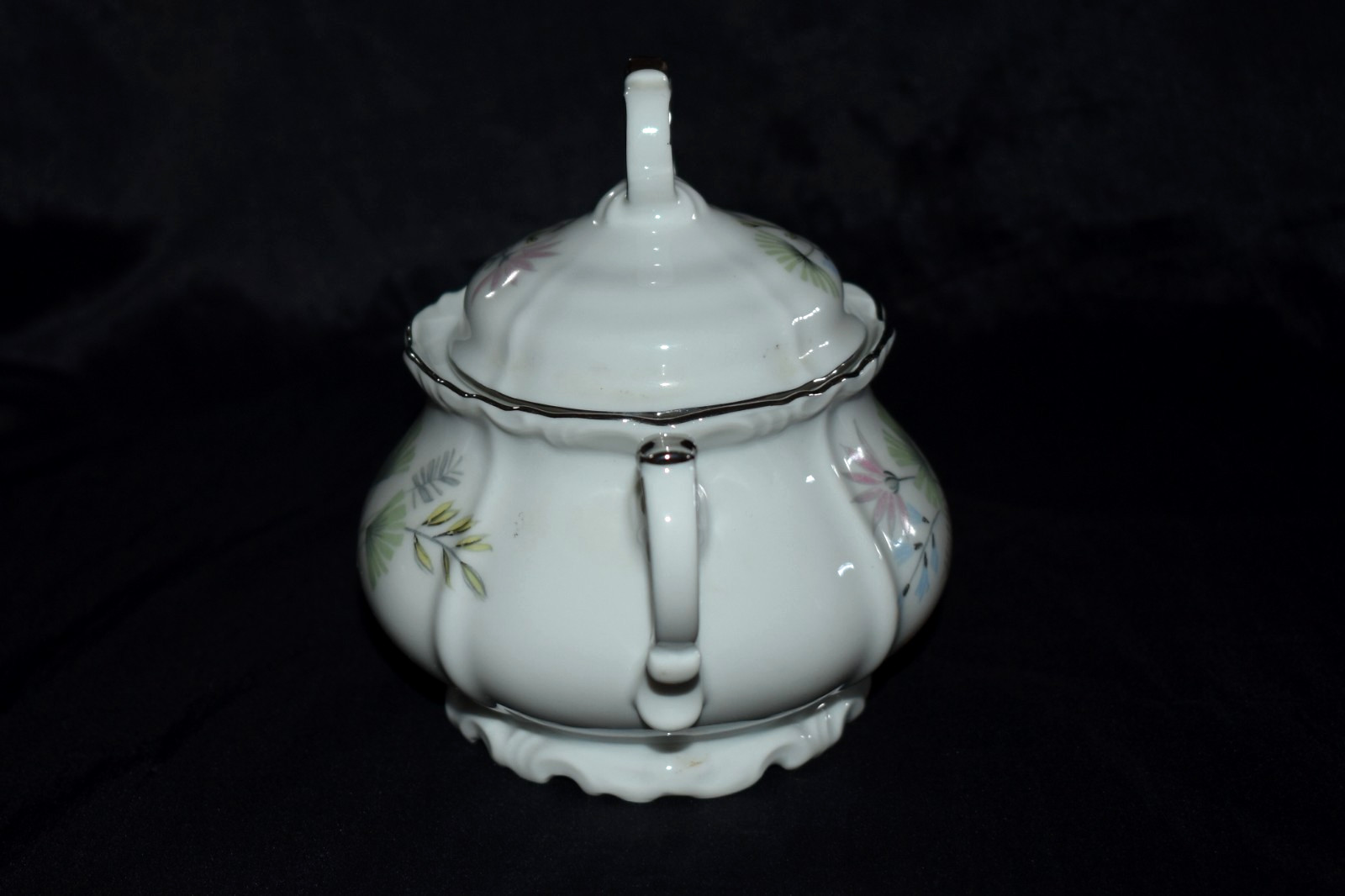 Vintage EDELSTEIN Maria Theresa Bavaria Germany Sugar Bowl