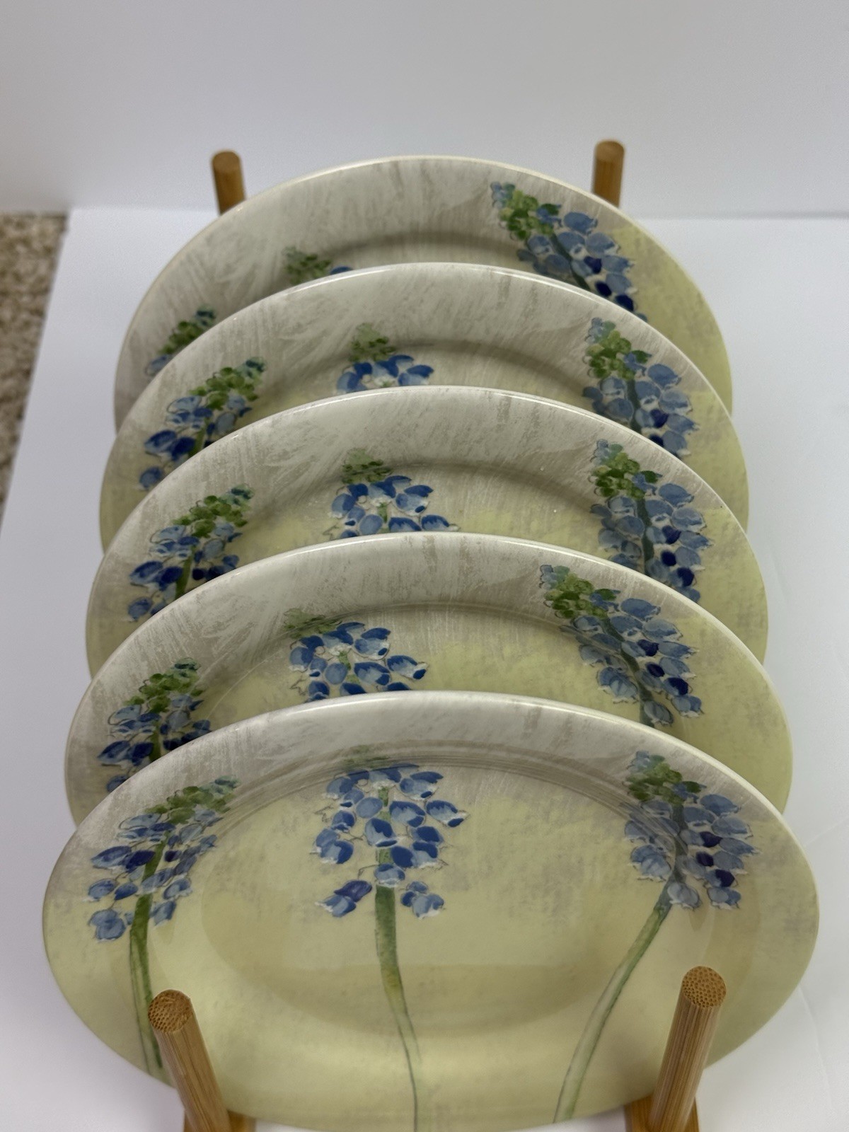 Beautiful Faiencerie De Gien Alice Bread & Butter / Canape Plate