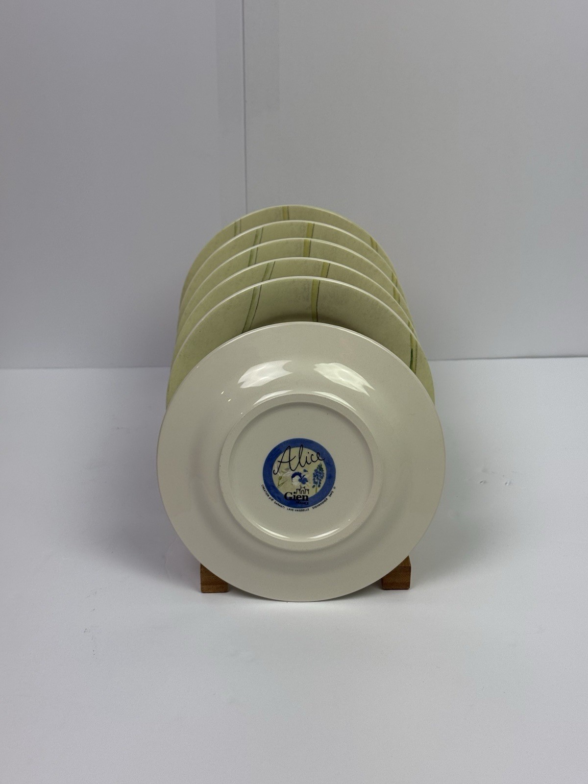 Beautiful Faiencerie De Gien Alice Bread & Butter / Canape Plate