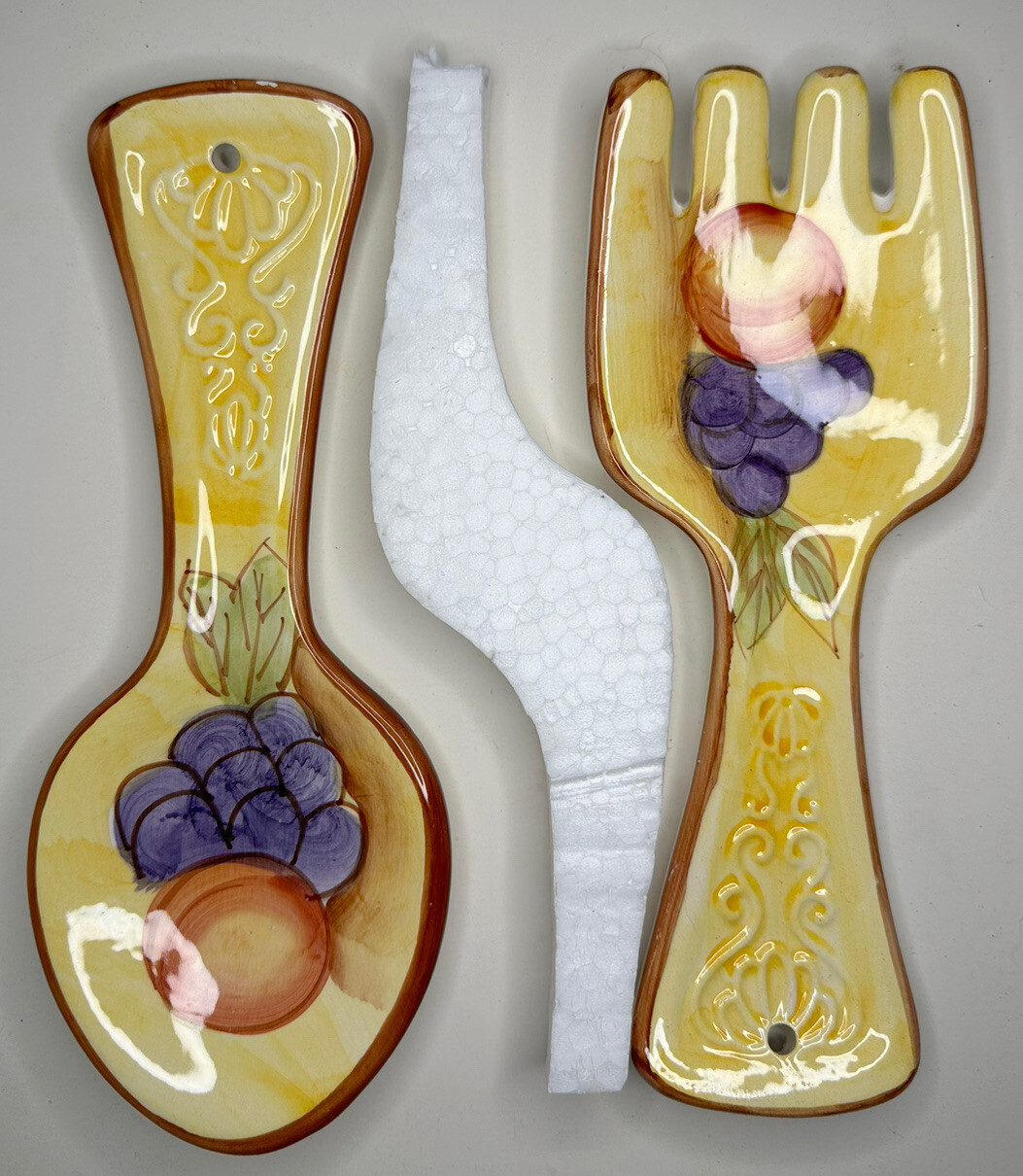 Italian Kitchen Decor Spoon And Fork – The Elena Collection By Dipinto A Mano