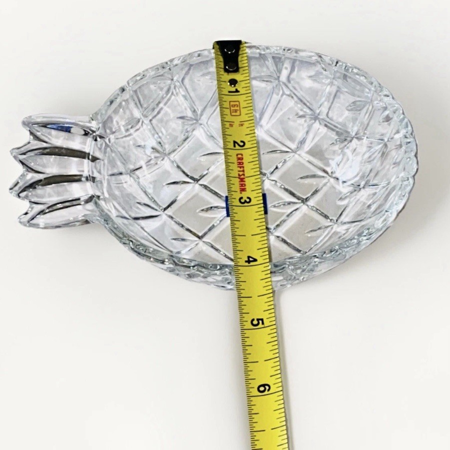 VTG – NEW Cut Crystal Pineapple Trinket Party Dish Bowl