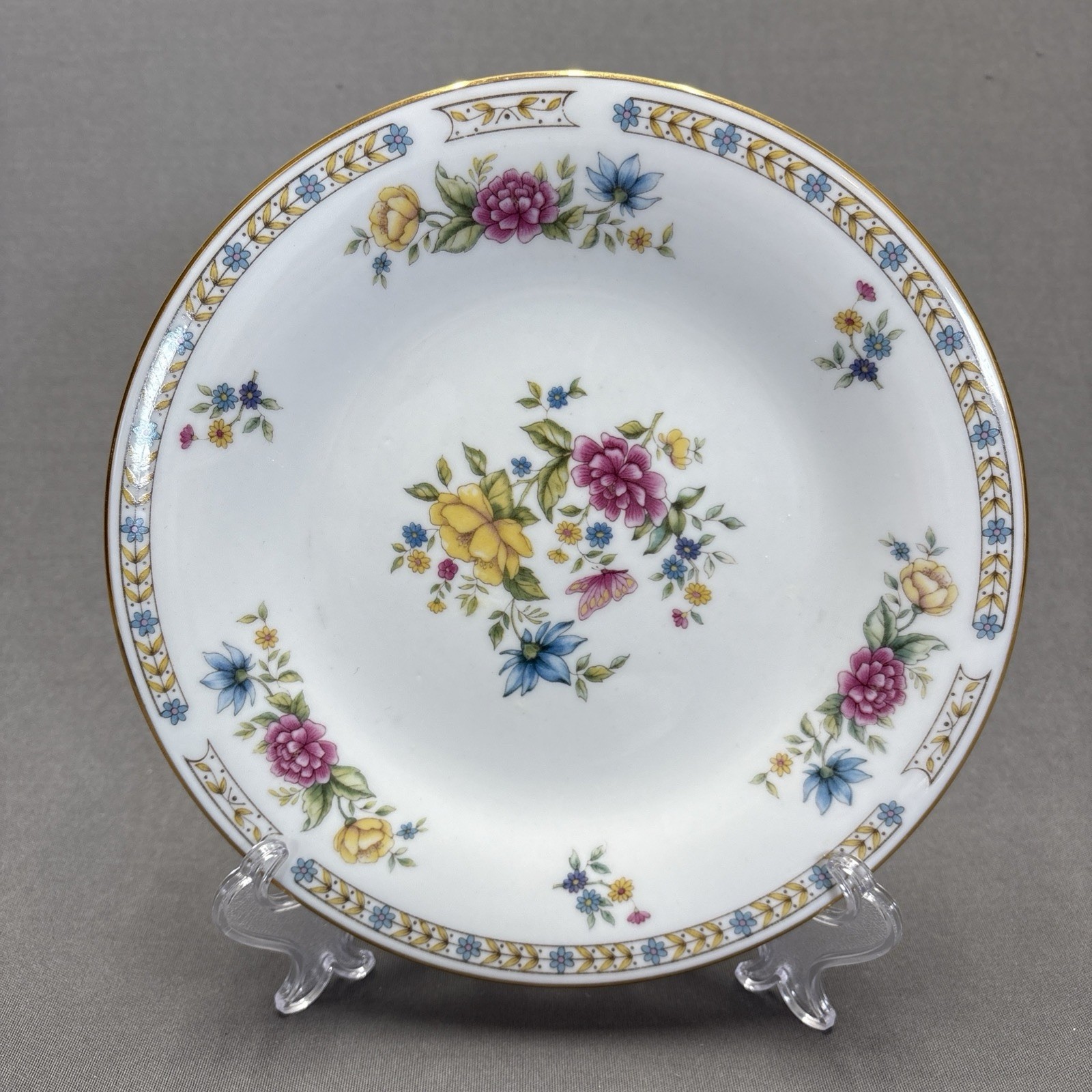 Liling Fine China Ling Rose Salad Plate 7 1/2″ Replacements Yung Shen Floral