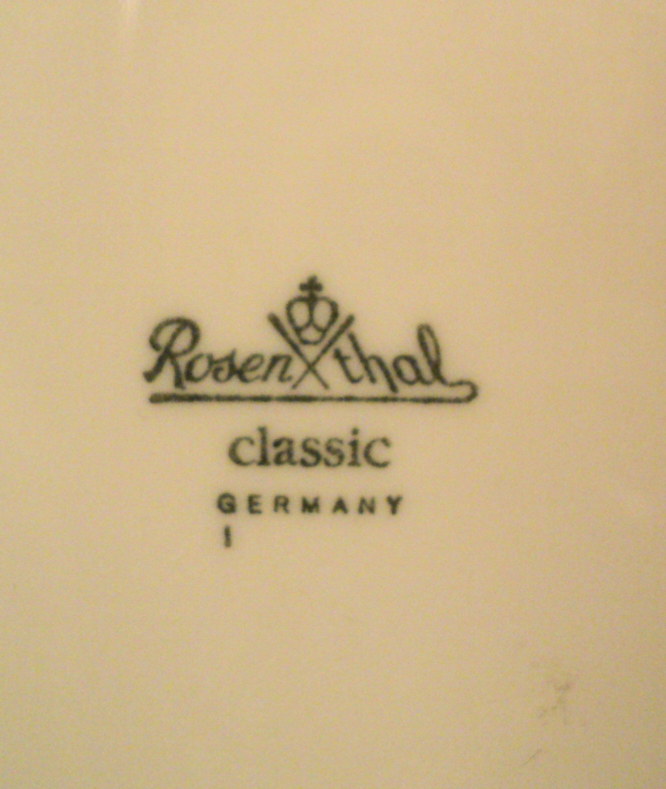 Vintage Rosenthal Classic Plate
