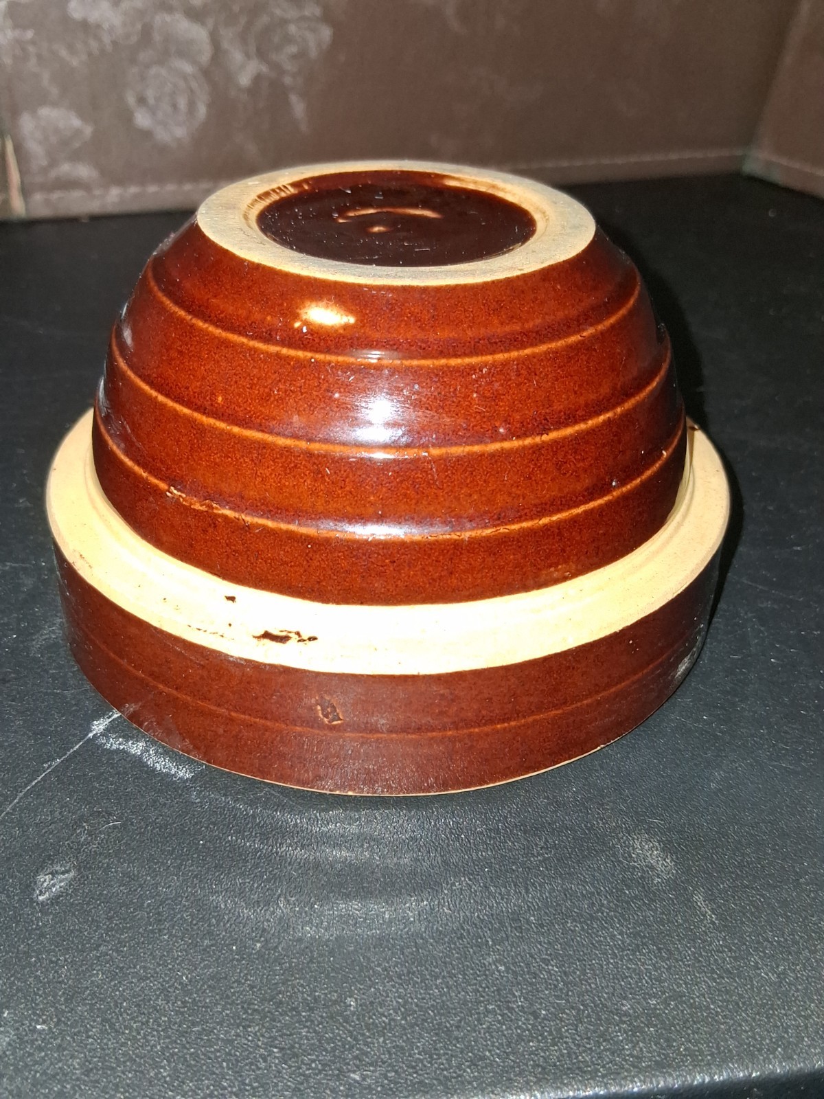 Vintage McCoy Brown Beehive Stoneware Mixing Bowls USA 5″, 8″, & 9″