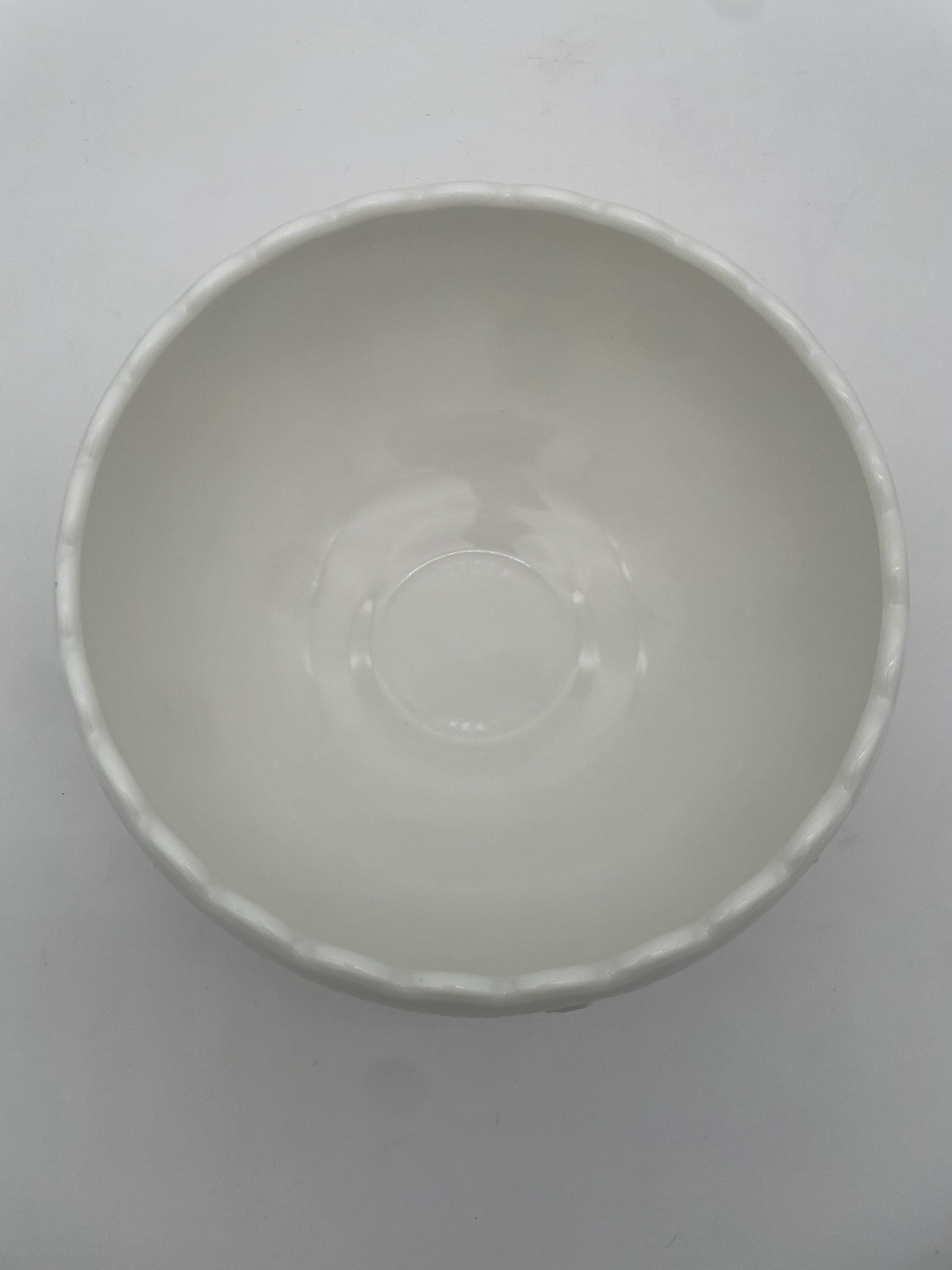 Westmoreland Milk Glass Grape Paneled Punch Bowl Set 12 Cups Hooks Pedestal