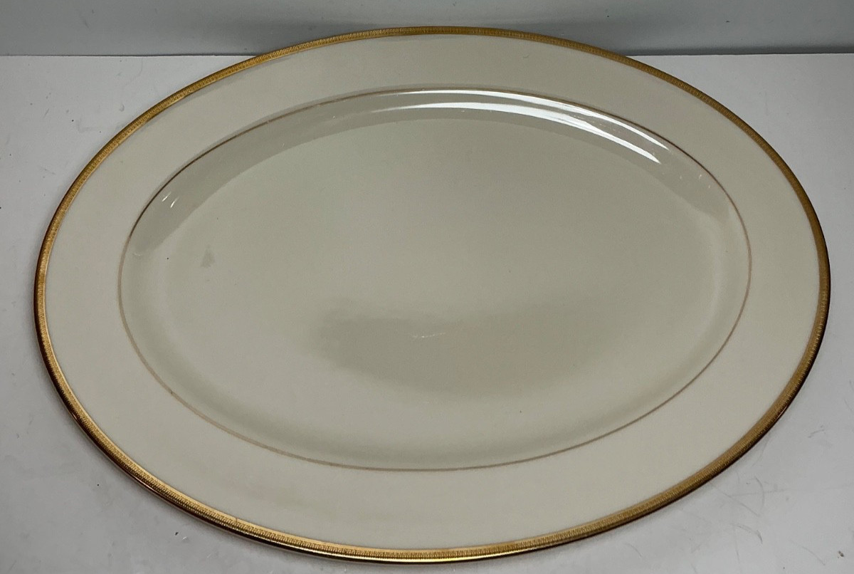Vintage Lenox Tuxedo Pattern 16 inch Platter
