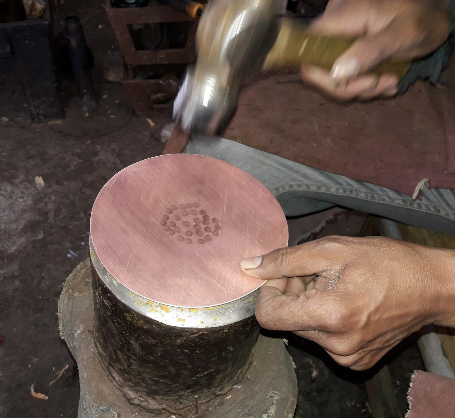 Copper Lather Bowl, Heavy Weight