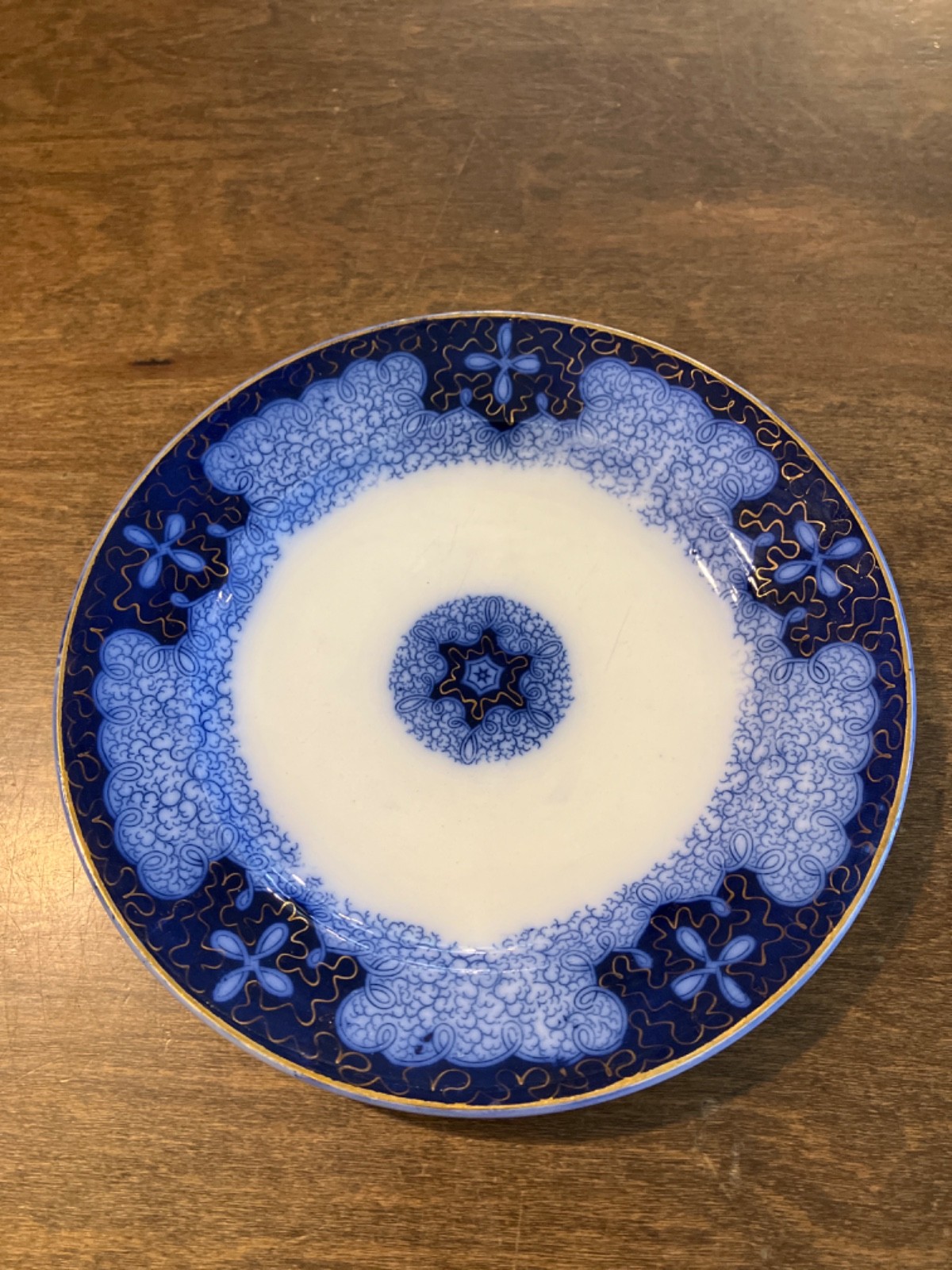 Blue Persian Moss Gold Salad Plate – Germany – 7 7/8″