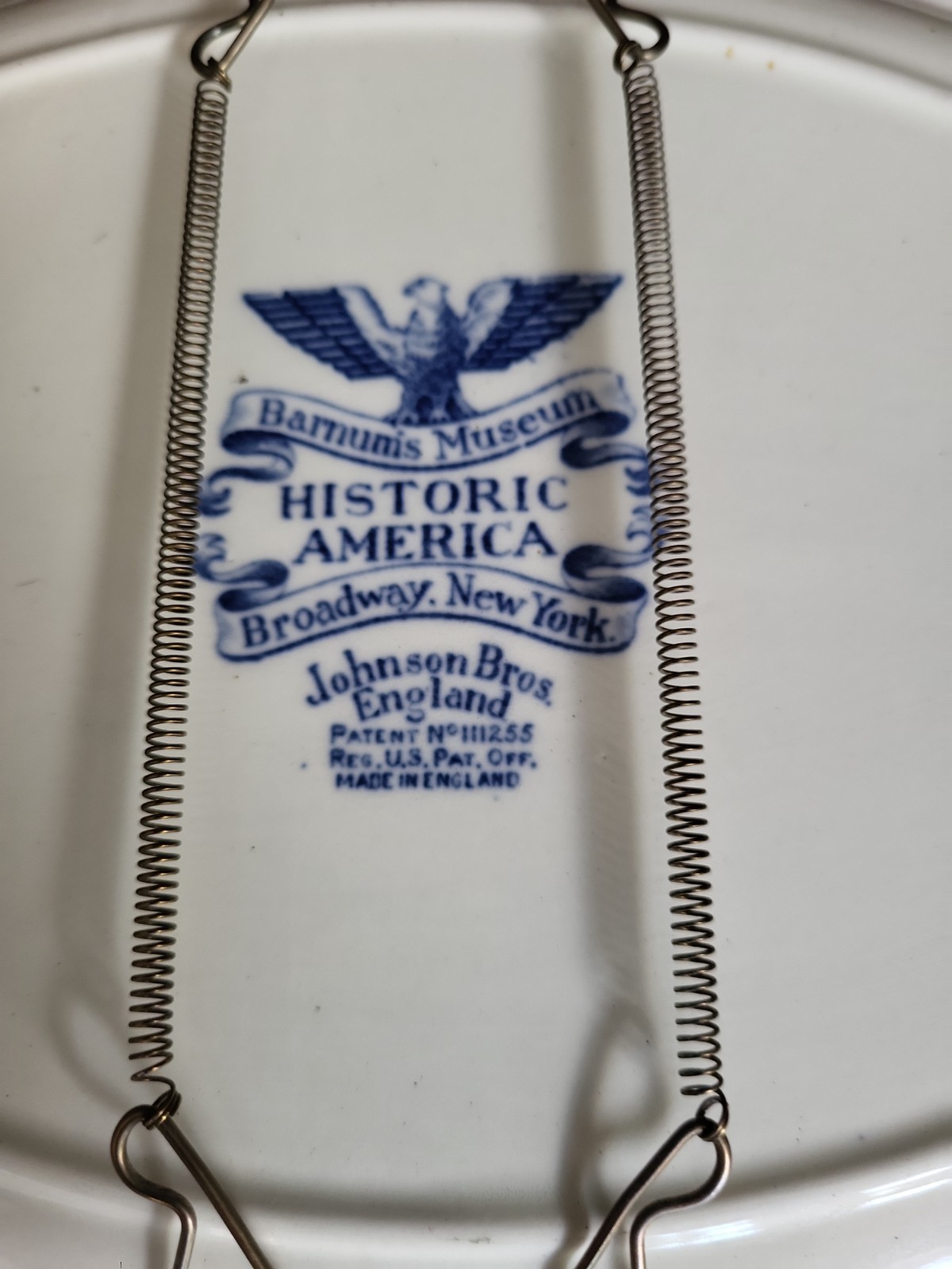 Johnson Bros Historic America Blue New York/Boston/Washington Plates Lot Of 6
