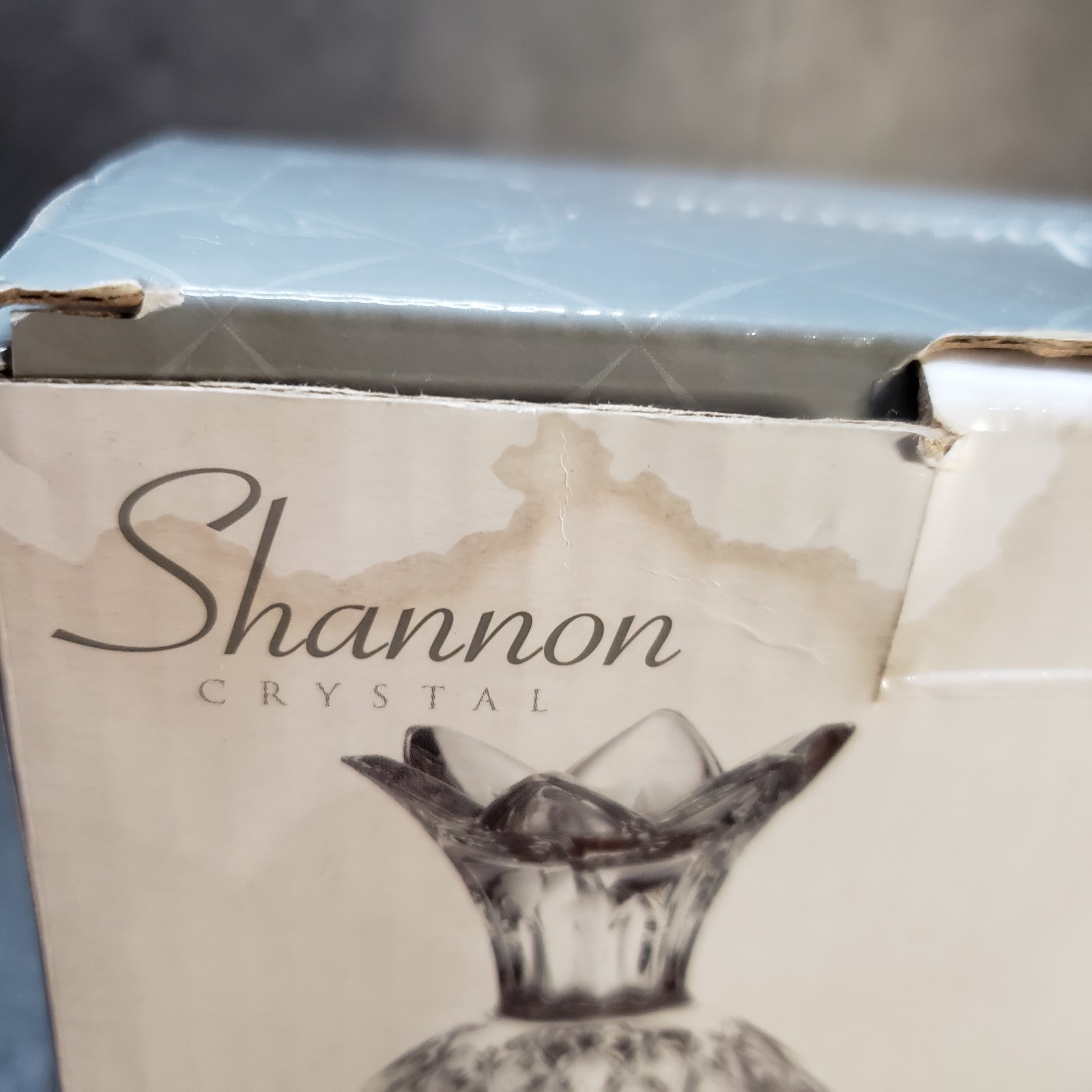 Shannon Crystal Covered Pineapple Servers by Godinger with Original Box