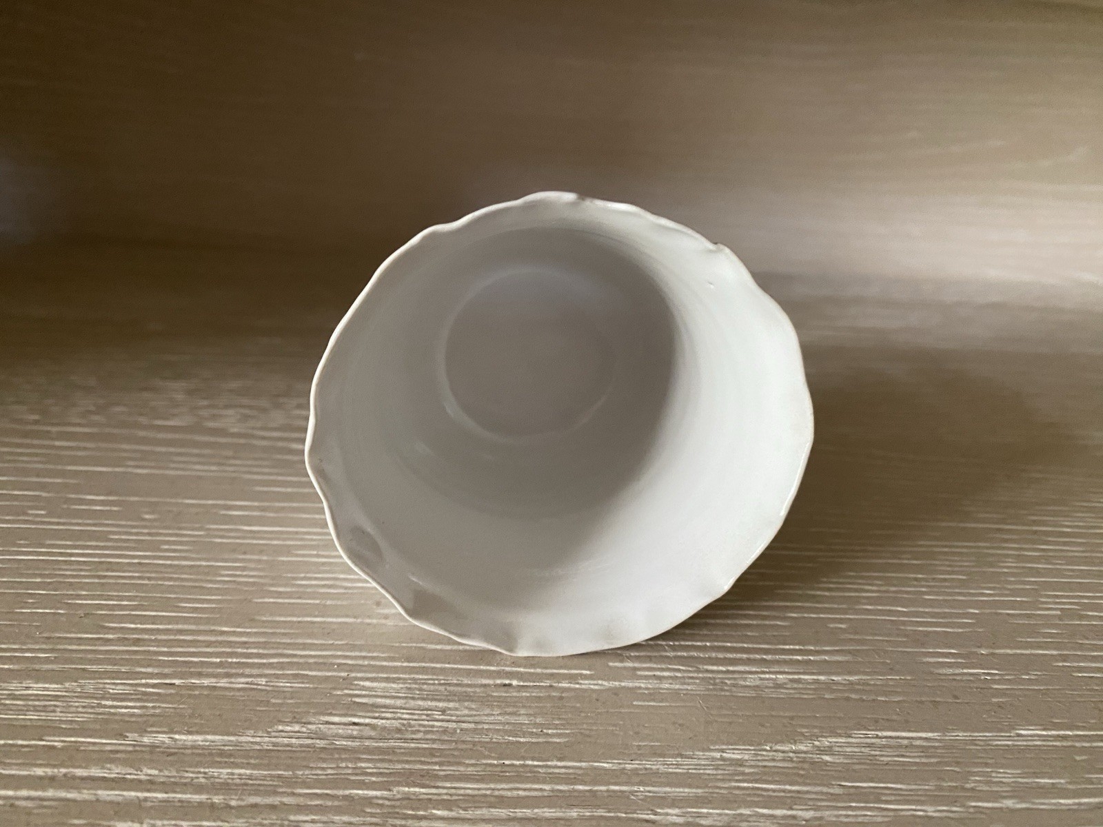 Montes Doggett Handmade Ceramic Ivory White Small Bowl Beautiful!