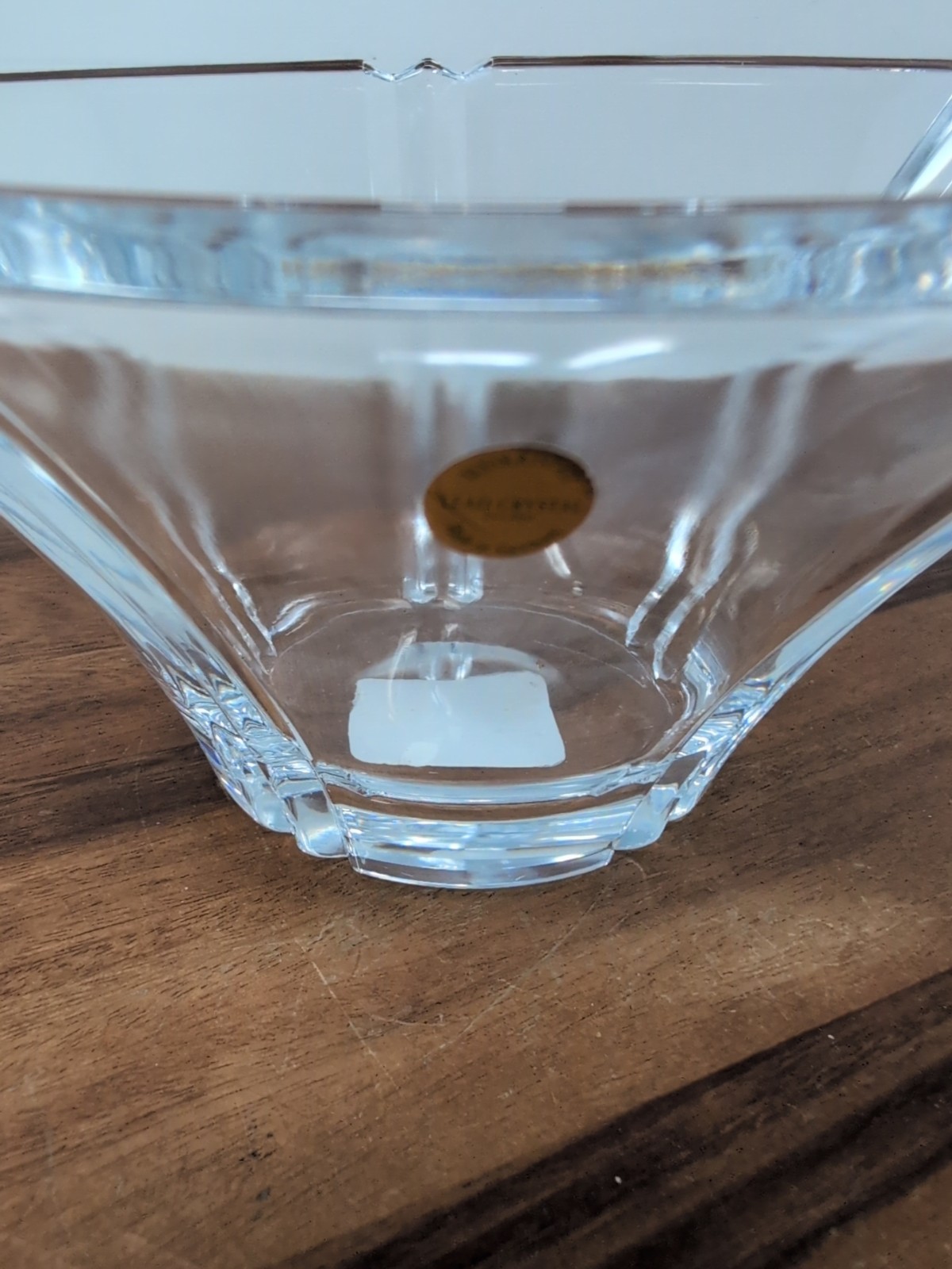 Bleikristall 24% Lead Crystal Des Nadine Serving Bowl bowl 8 In
