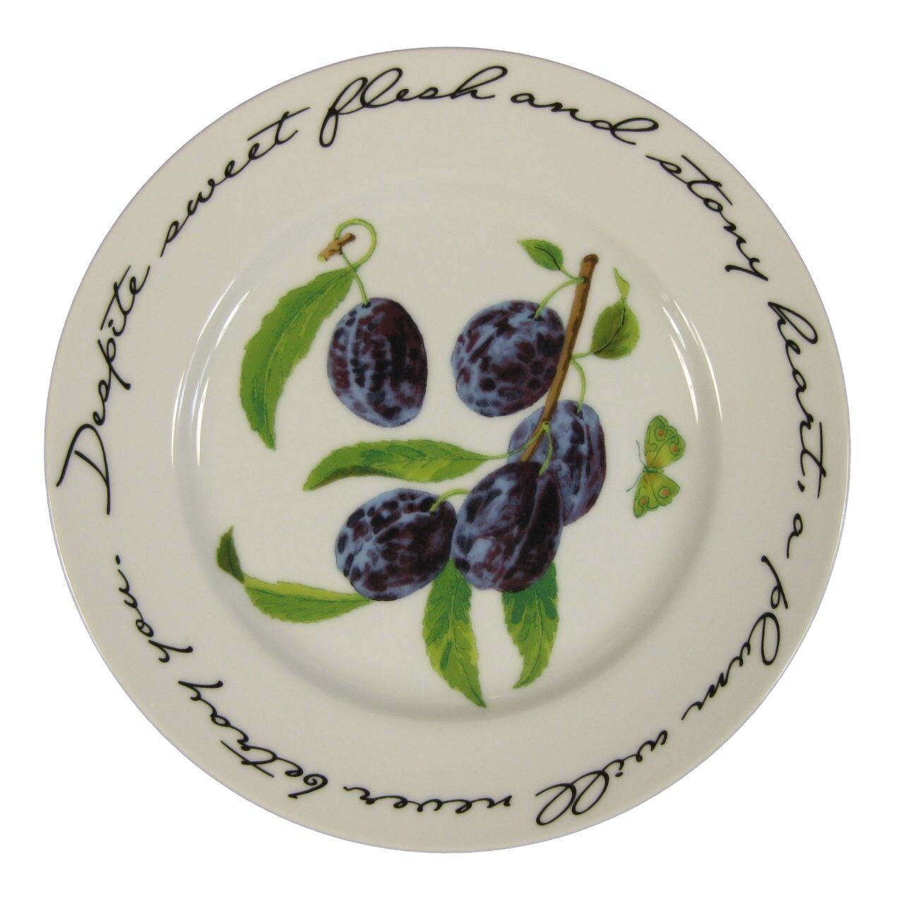 Williams Sonoma Orchard Suite Salad Plate Plums 8″ Delia Francis Thornton