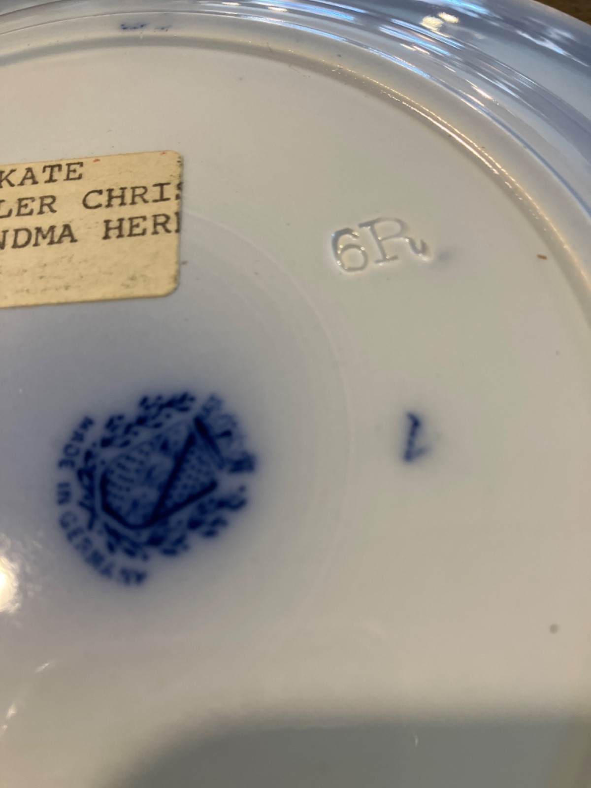 Blue Persian Moss Gold Salad Plate – Germany – 7 7/8″