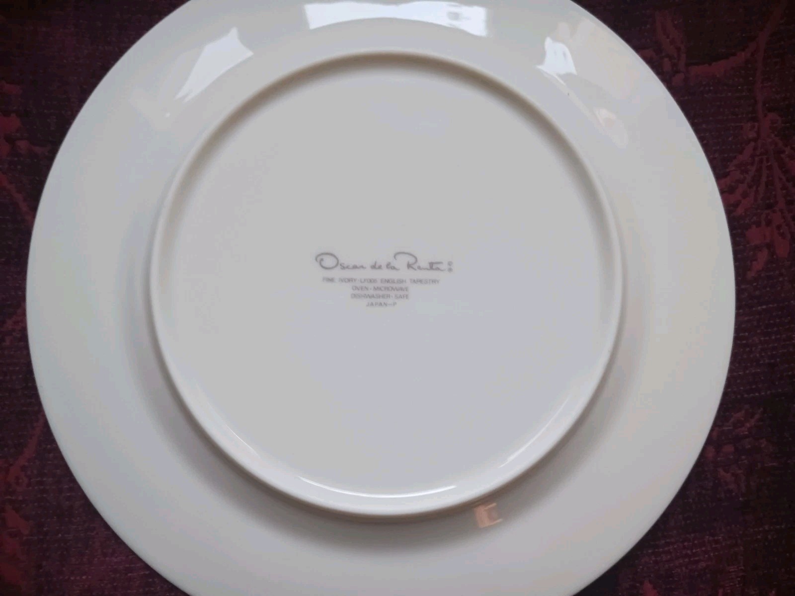 Oscar De La Renta English Tapestry 6Pc Lot – Dinner, Salad Plates, Saucers – NEW
