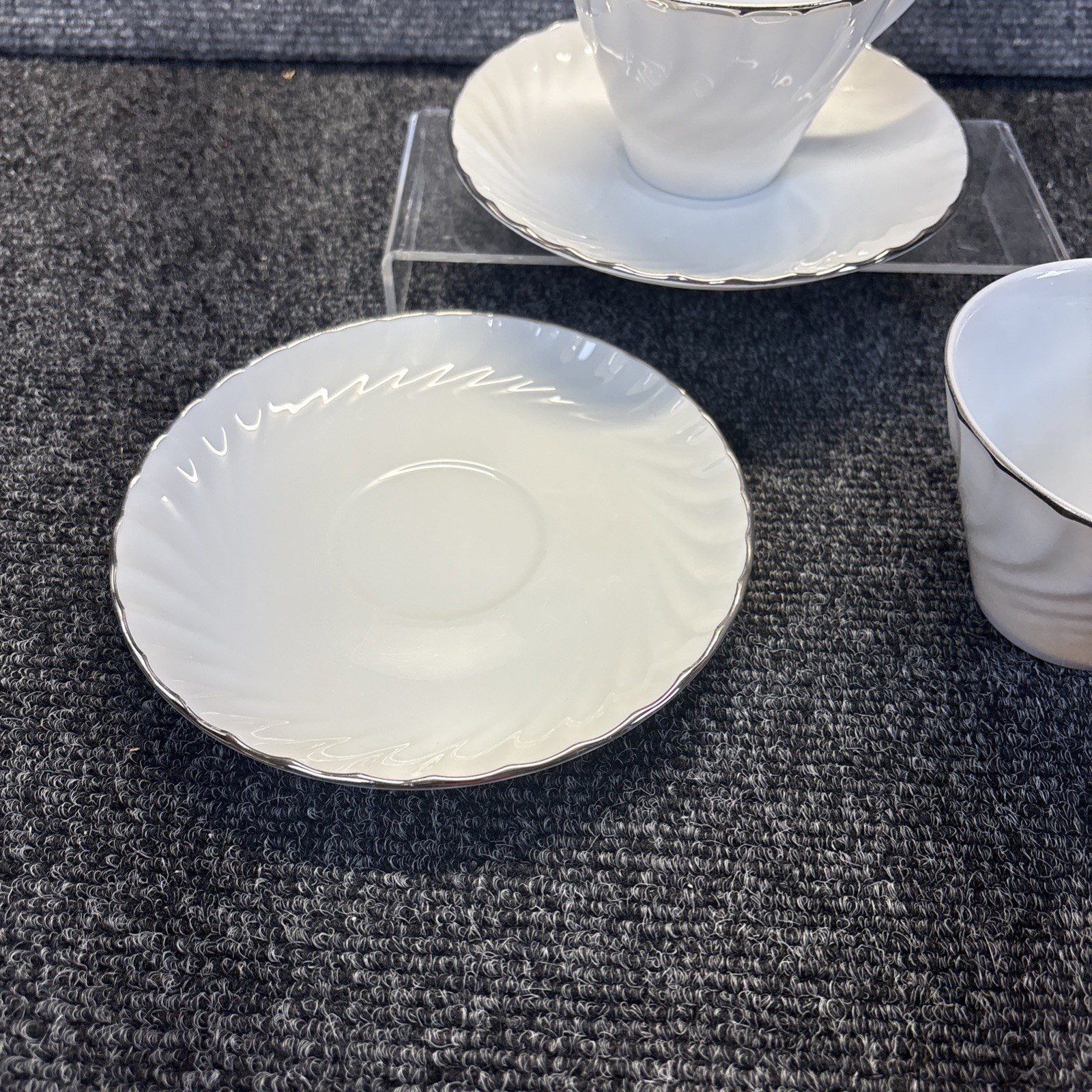 Vtg~Puritan China~Estate~Set of 2 Coffee/Tea Cups and Saucers
