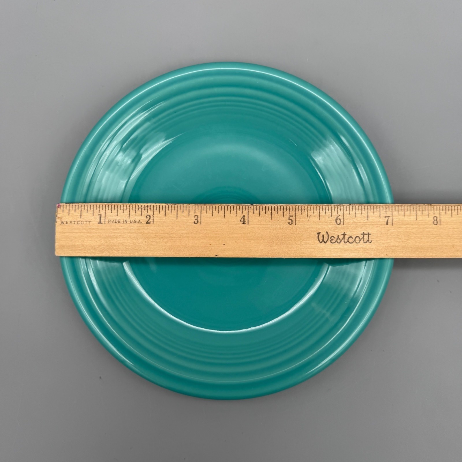Fiesta Seamist Turquoise Ceramic 7 1/4-Inches Salad Plate Homer Laughlin USA
