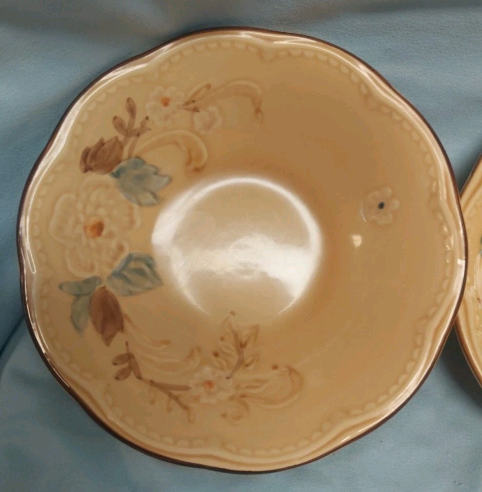 Vintage Fransican Earthenware/Ceramic Salad Bowls Set Of 5