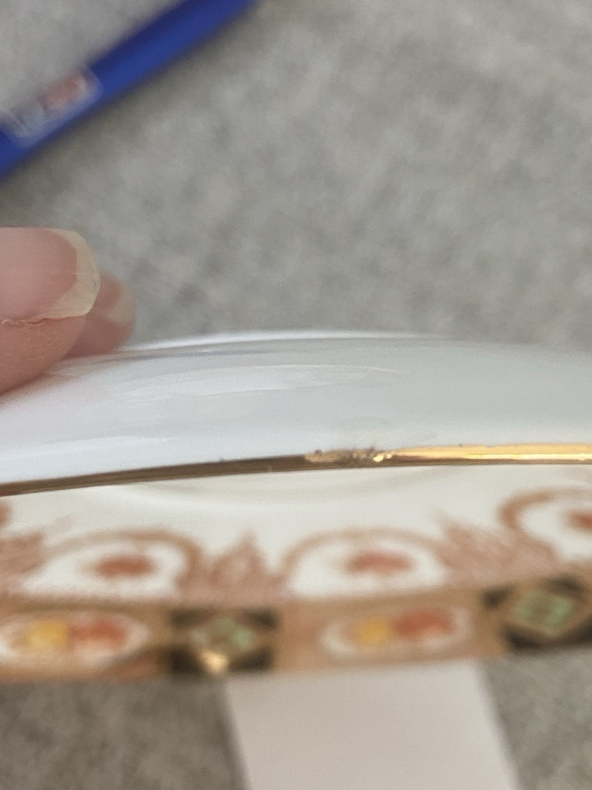 A matched set of 3 dessert plates + 3 saucers from Royal Albert Devon is absolut