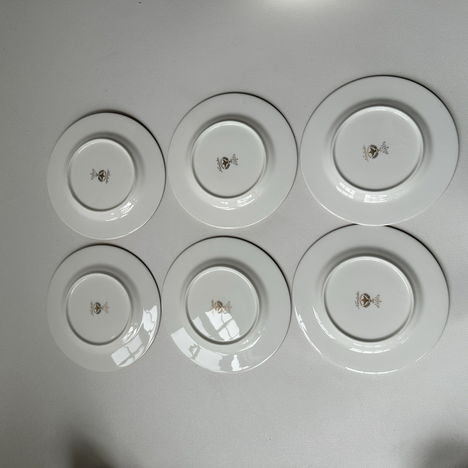 NORITAKE CABOT 9785 SET OF 6 BONE CHINA 6 5/8″ BREAD & BUTTER PLATES