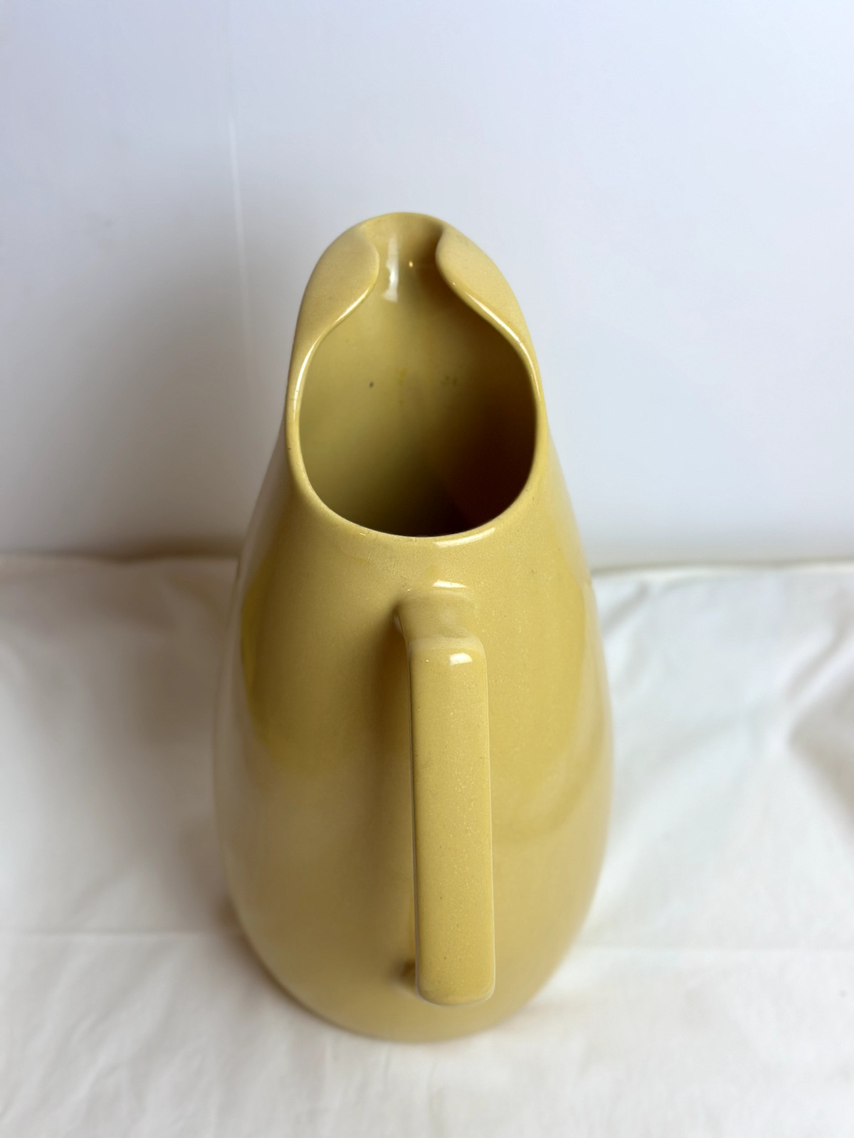 La Solana Yellow Large Serving Pitcher, 11 1/4″.