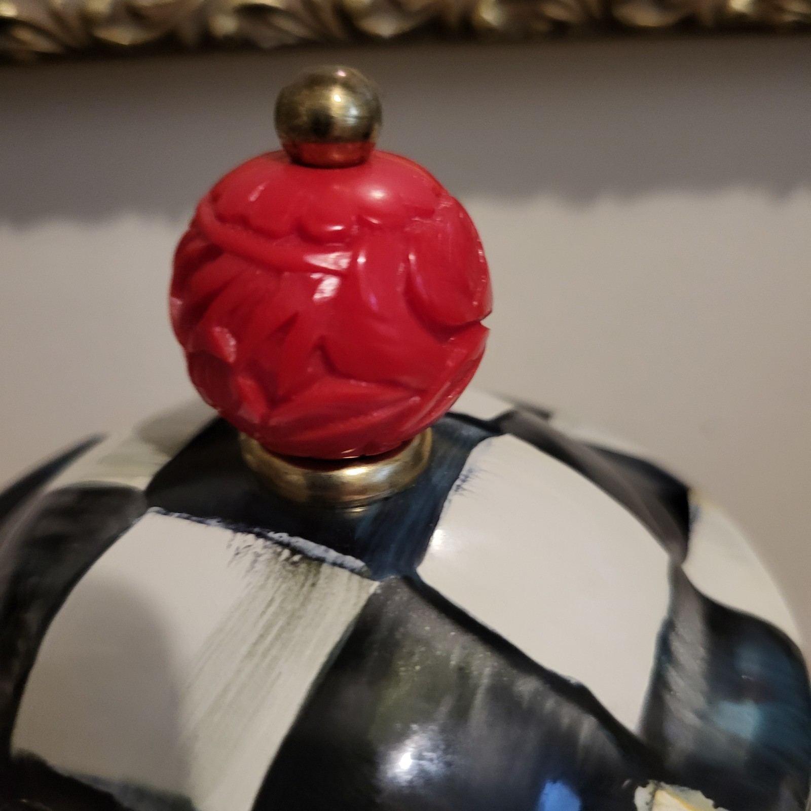 MacKenzie-Childs Courtly Check 4-Cup Teapot