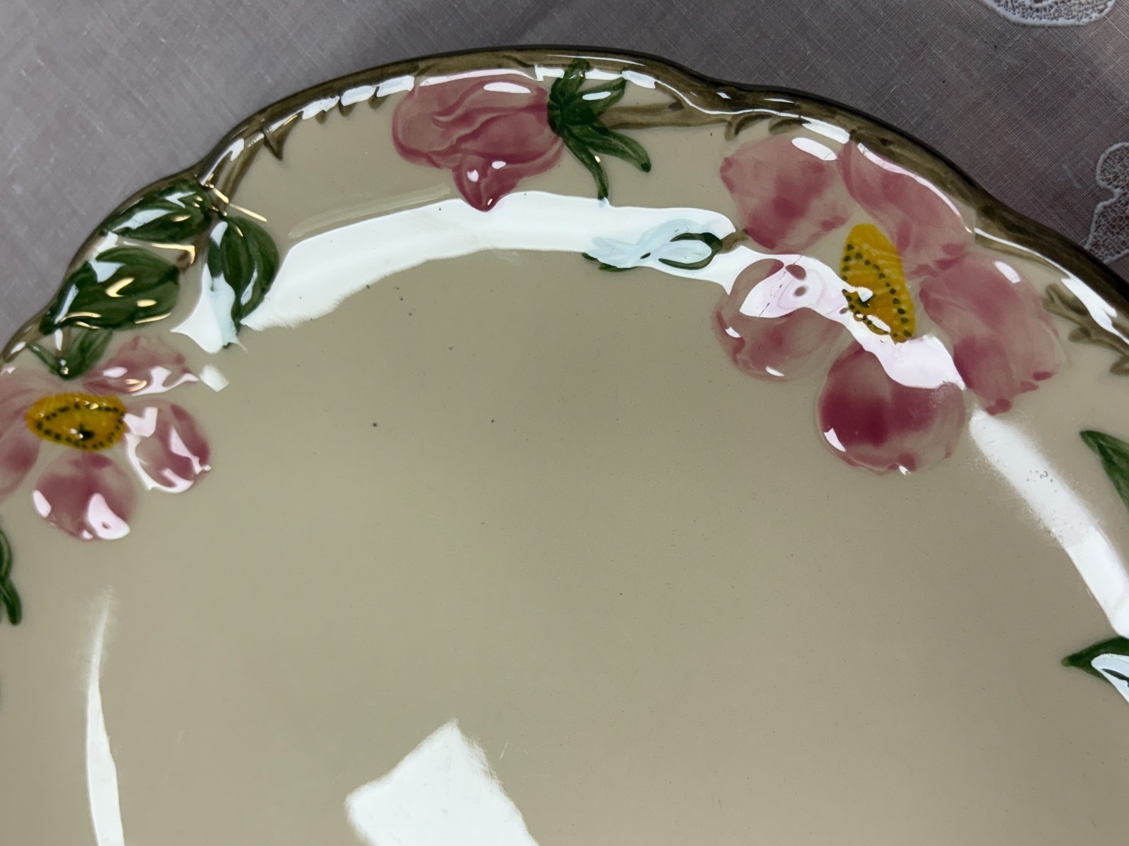 NEW-Vintage Franciscan- Dessert Rose- California -Serving Platter 11 3/4 inches