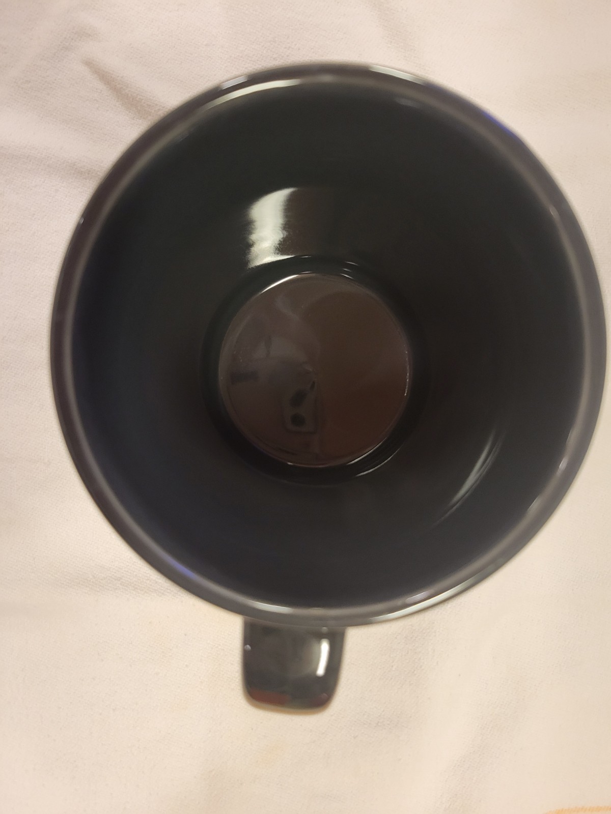 Fiesta Ghosts Slate 15 Oz Tapered Mug Halloween Retired Made in USA