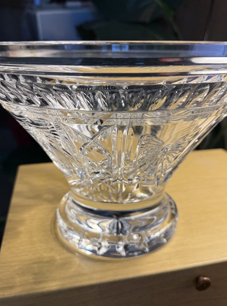 Waterford RARE Millennium 2000 Huge Centerpiece Bowl 11″ Signed By Connolly A+