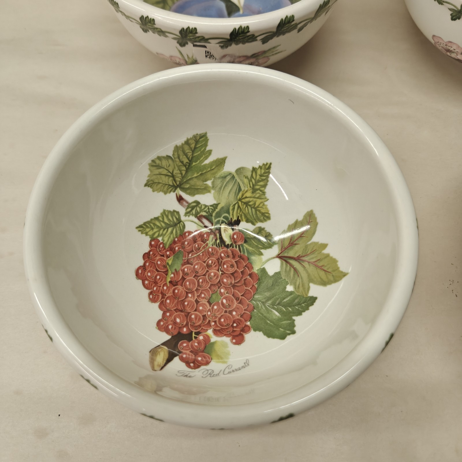 (4) Portmeirion Pomona Fruit/Dessert Bowls 5-1/2in – Made in England