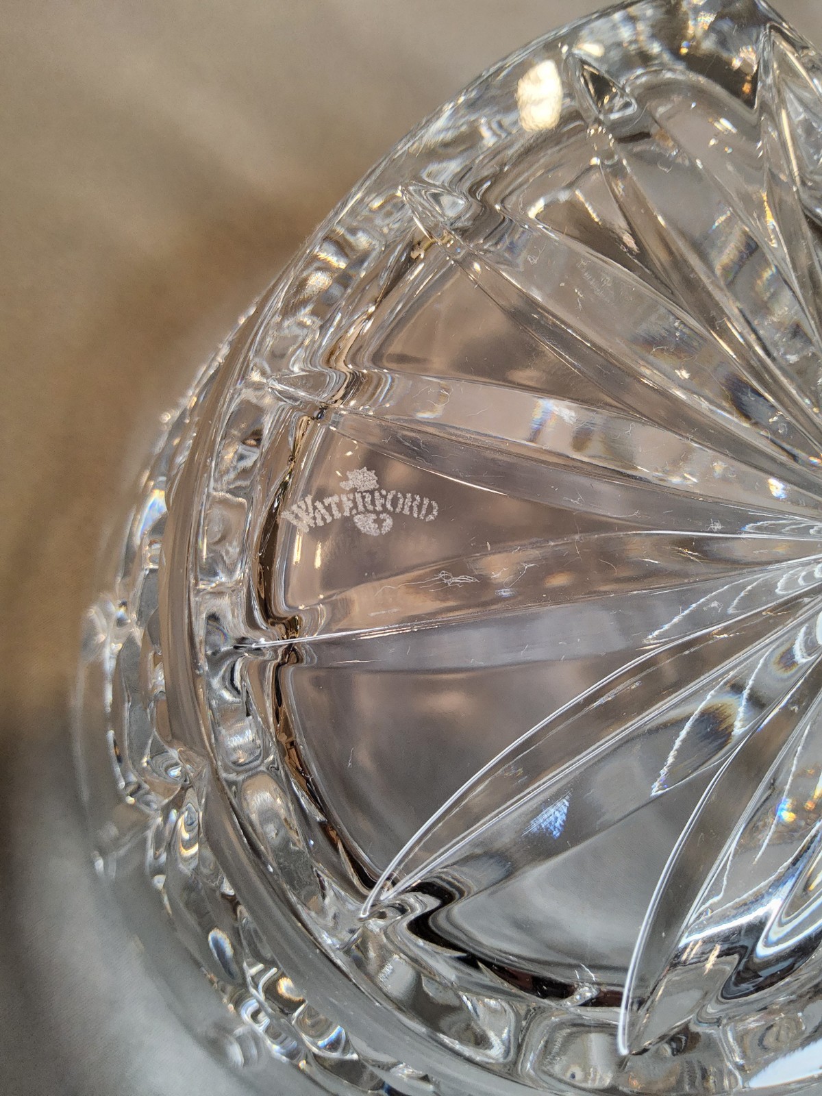 Waterford Crystal Lismore Heart Shaped Bowl.
