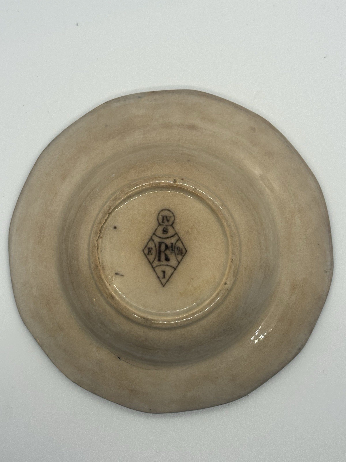 Antique English transferware 4” Dish