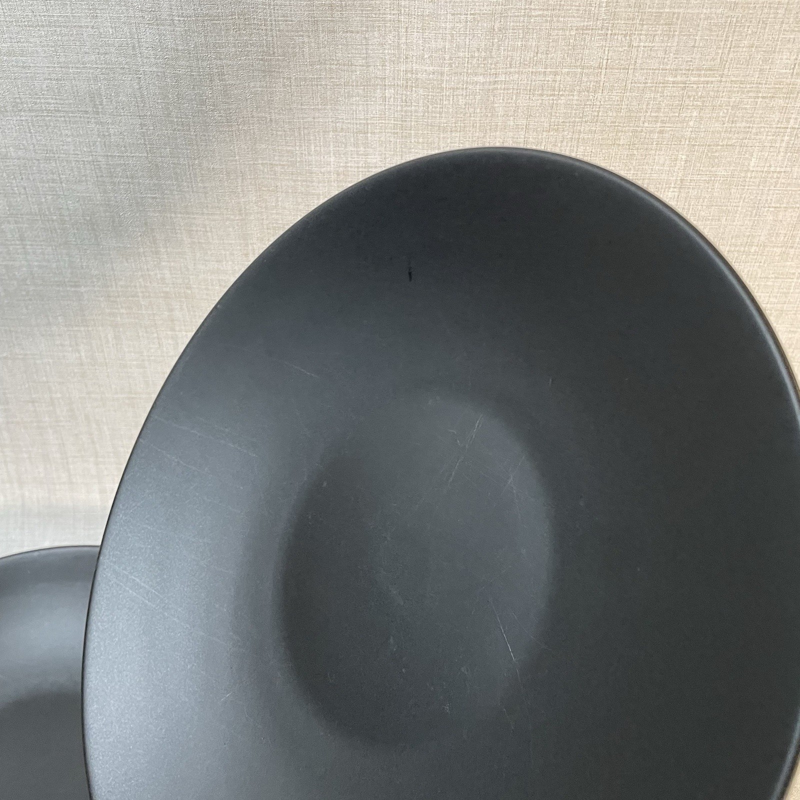 Furio Home Onyx Black Matte 11” Dinner Plates Set Of 2