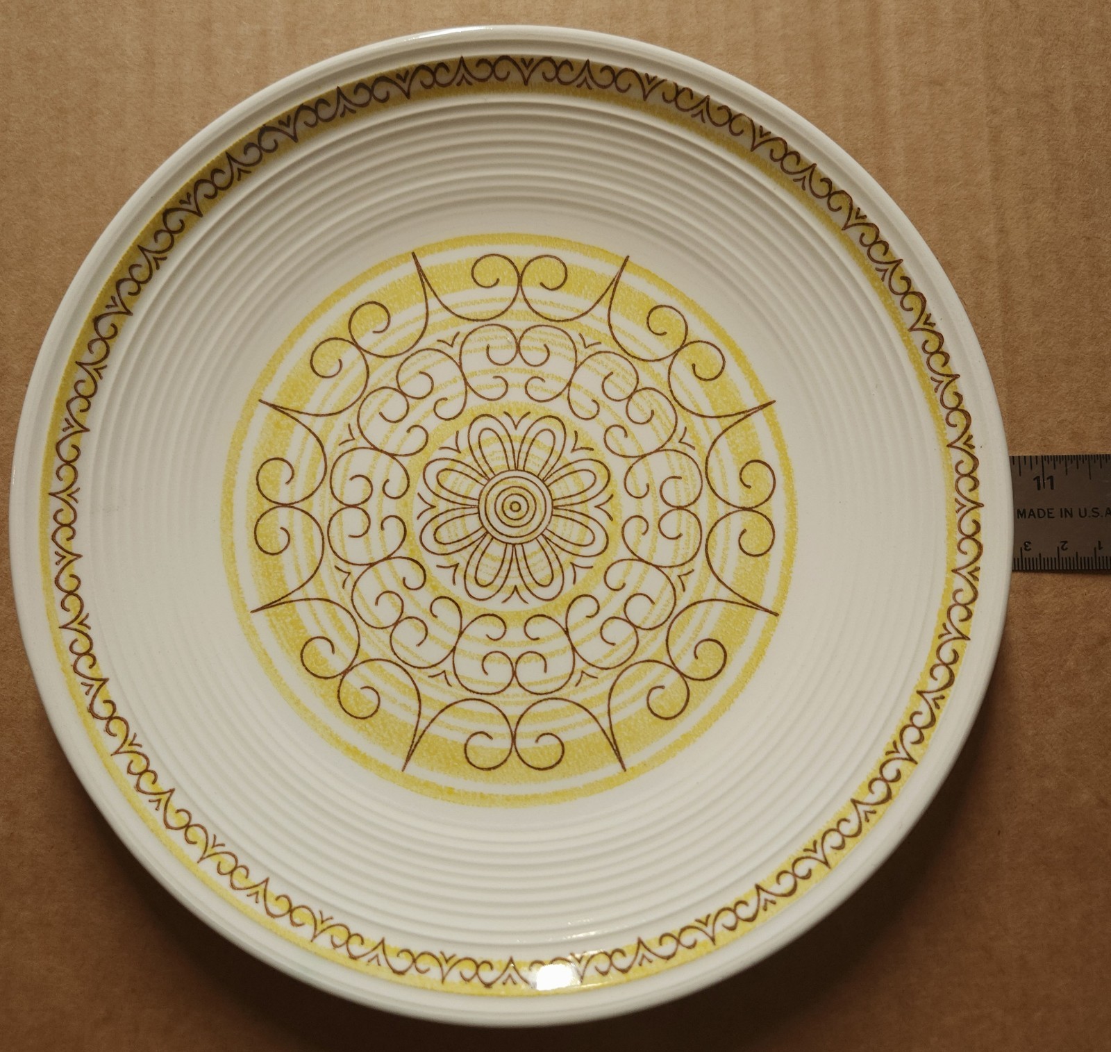 Max Schonfeld Sierra Pattern Ironstone Large Dinner Plate 10.25″