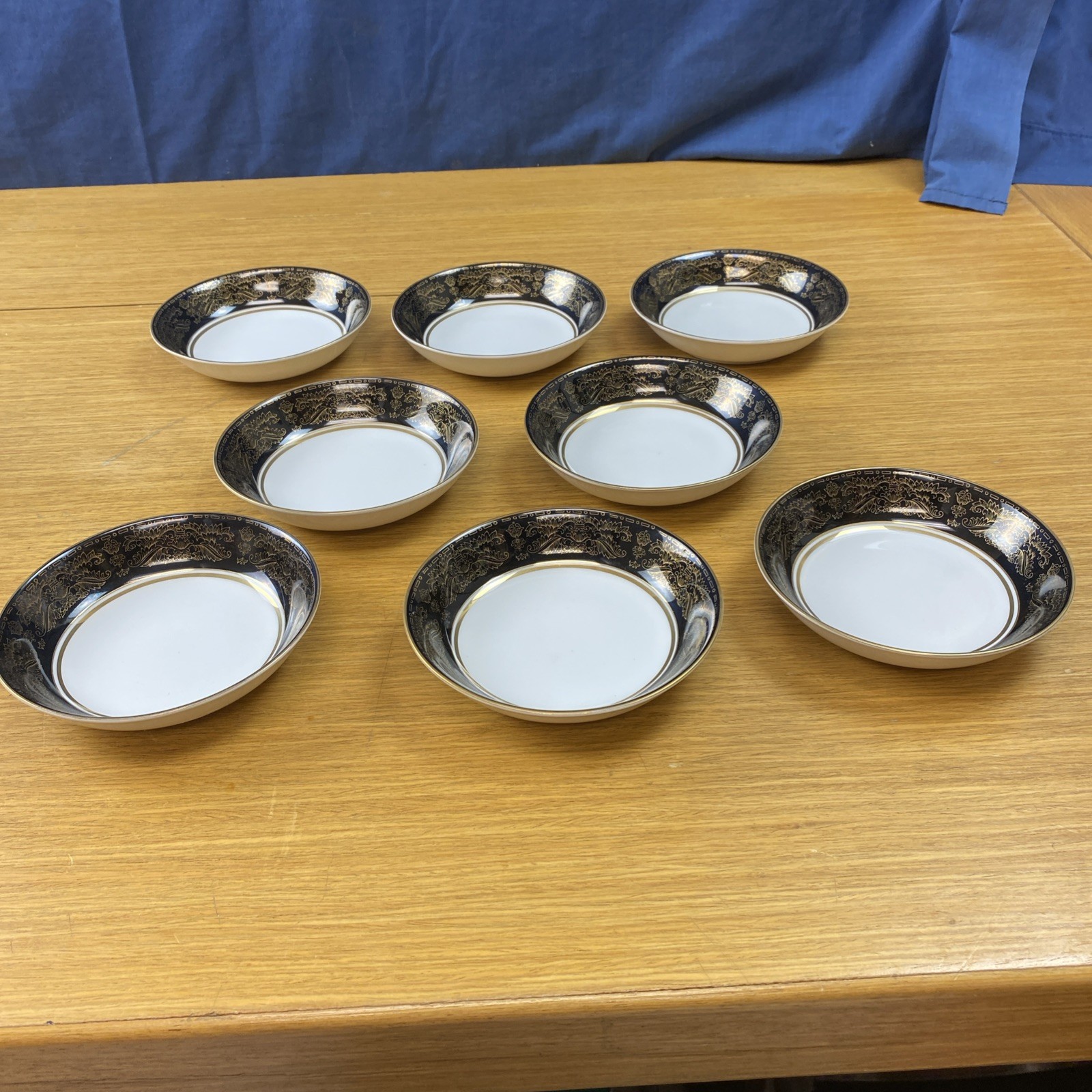 8 Yamaka 2724R Harwick 5 1/2” Dessert Bowls