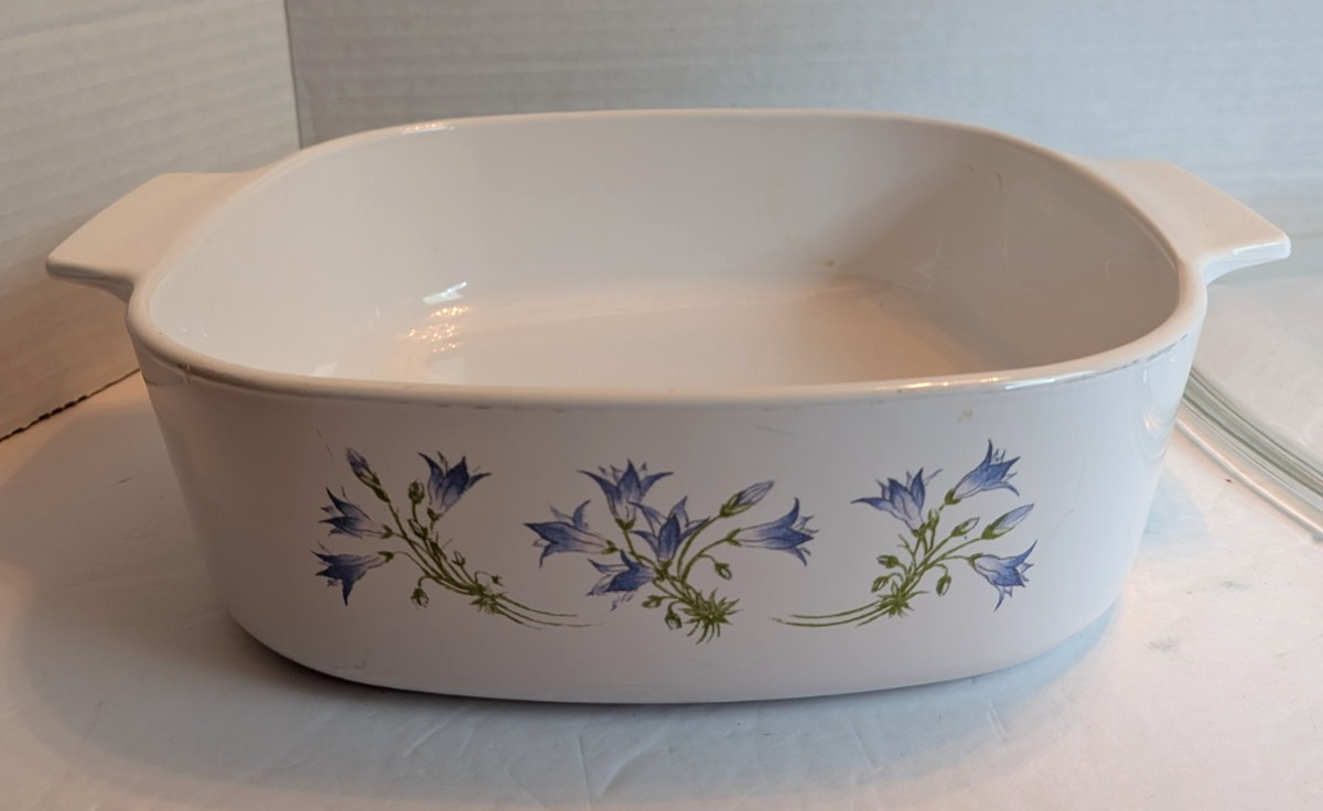 CorningWare Blue Dusk Covered Casserole Dishes w/ Lids 2 Liter & 1.5 Liter