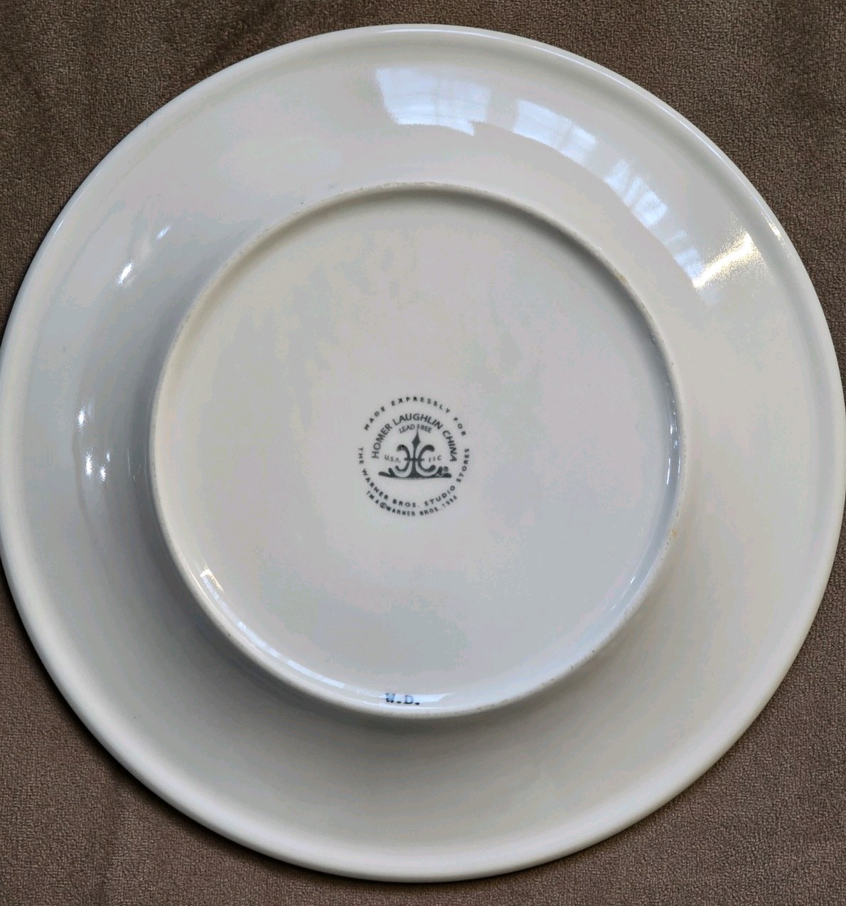 Set of 3 Looney Tunes Luncheonette Plates – 1994 – Warner Bros – Bugs Bunny Taz