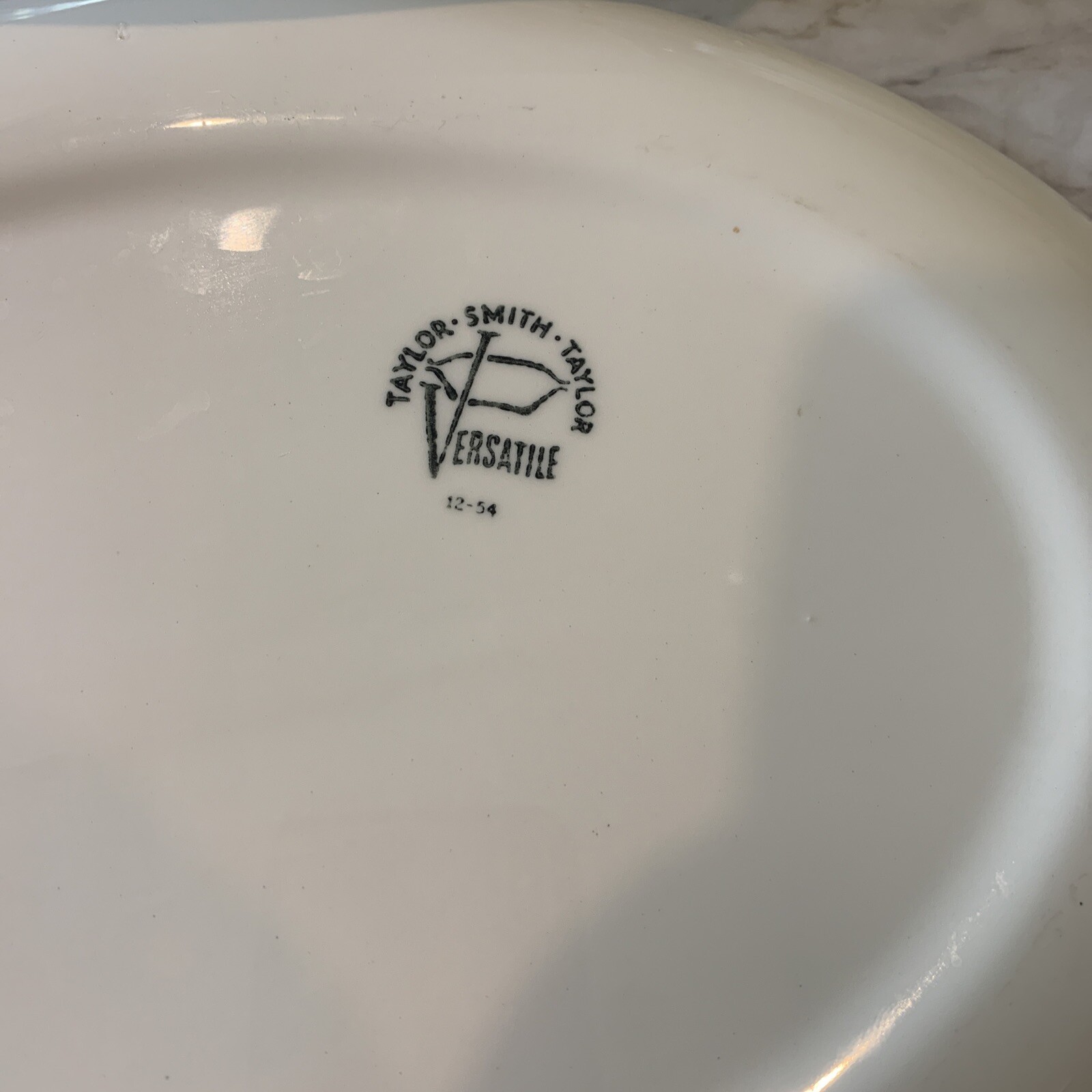 Taylor Smith Taylor Spencerian Scroll Platter Veg. And Berry Bowls Sugar Bowl