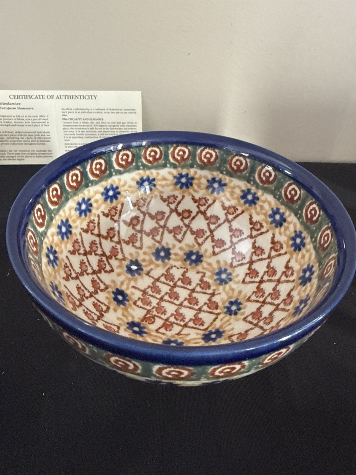 Bowl with Pedestal UNIKAT Made In Poland