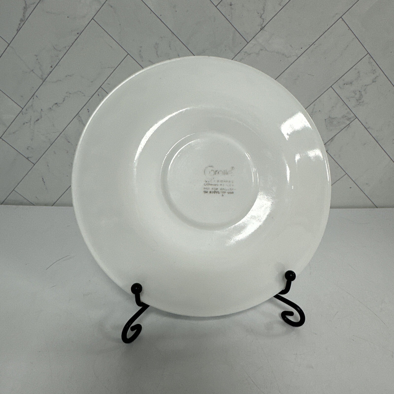 Vintage Corelle Ceramic Morning Blue Saucer Plate 6 1/8”